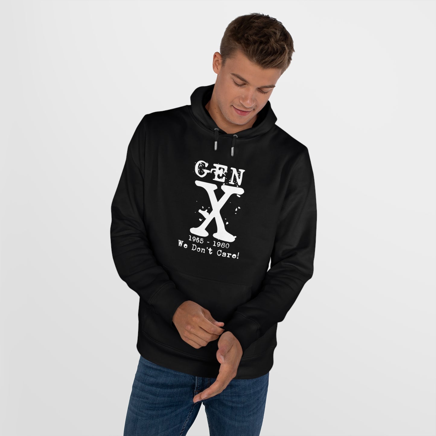 Gen X Hooded Sweatshirt - Retro Style 1965-1980