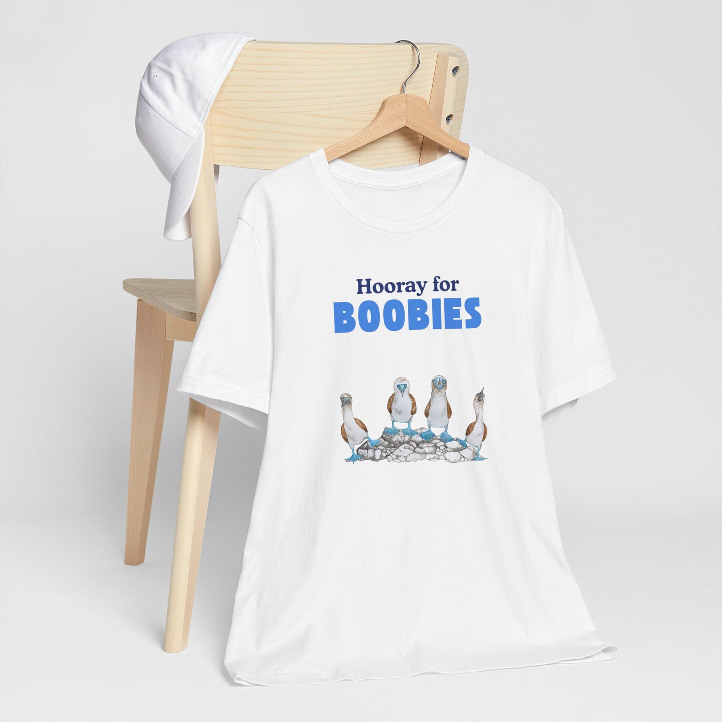 Hooray for Boobies Unisex Jersey Tee - Fun Casual Wear for a Playful Spirit