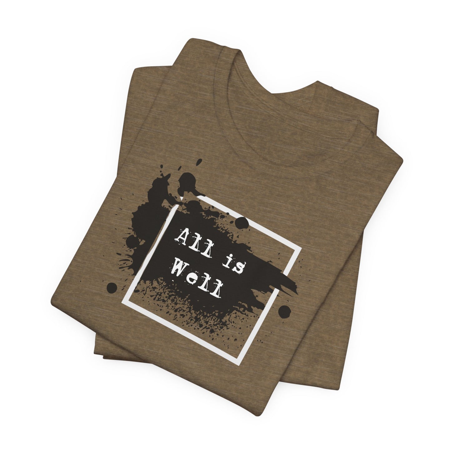 Afferming Quote "All is Well" Graphic Tee