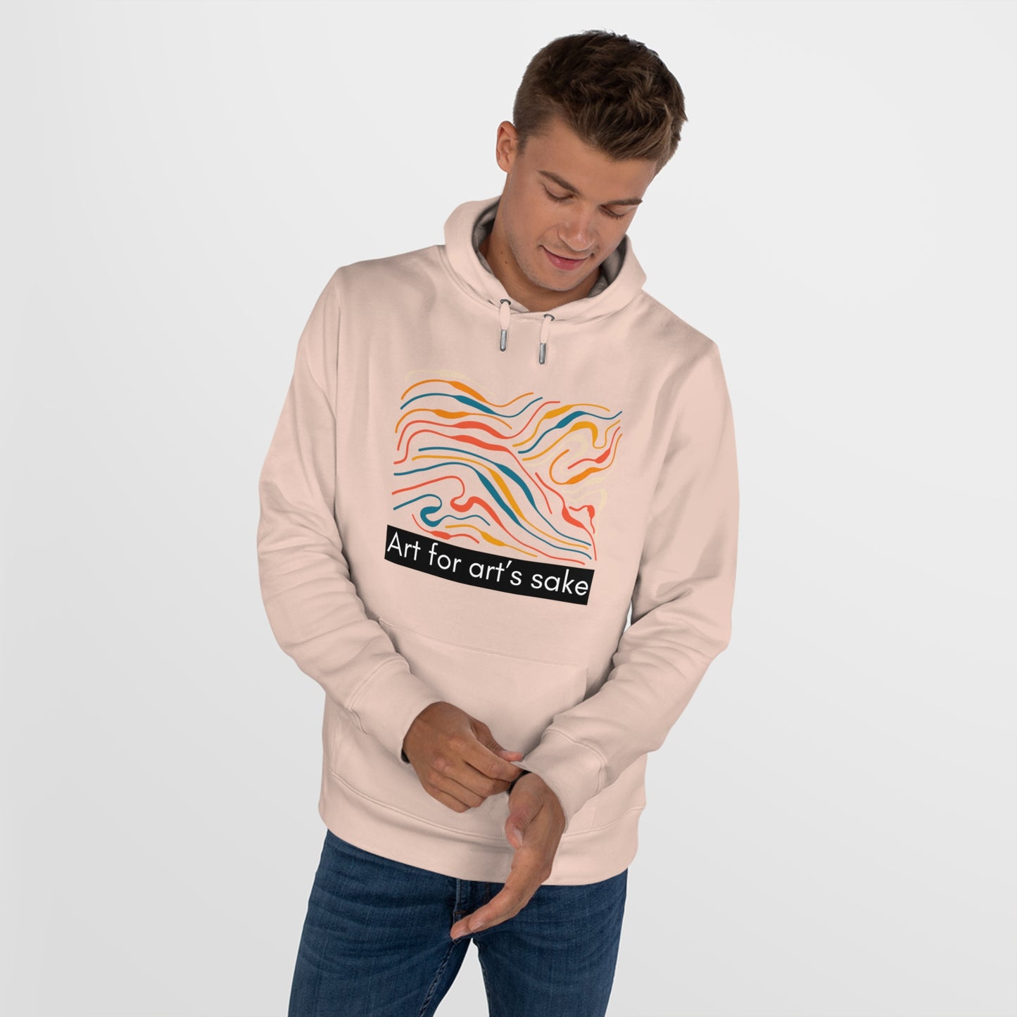 King Hooded Sweatshirt - Artistic Vibes for Creatives