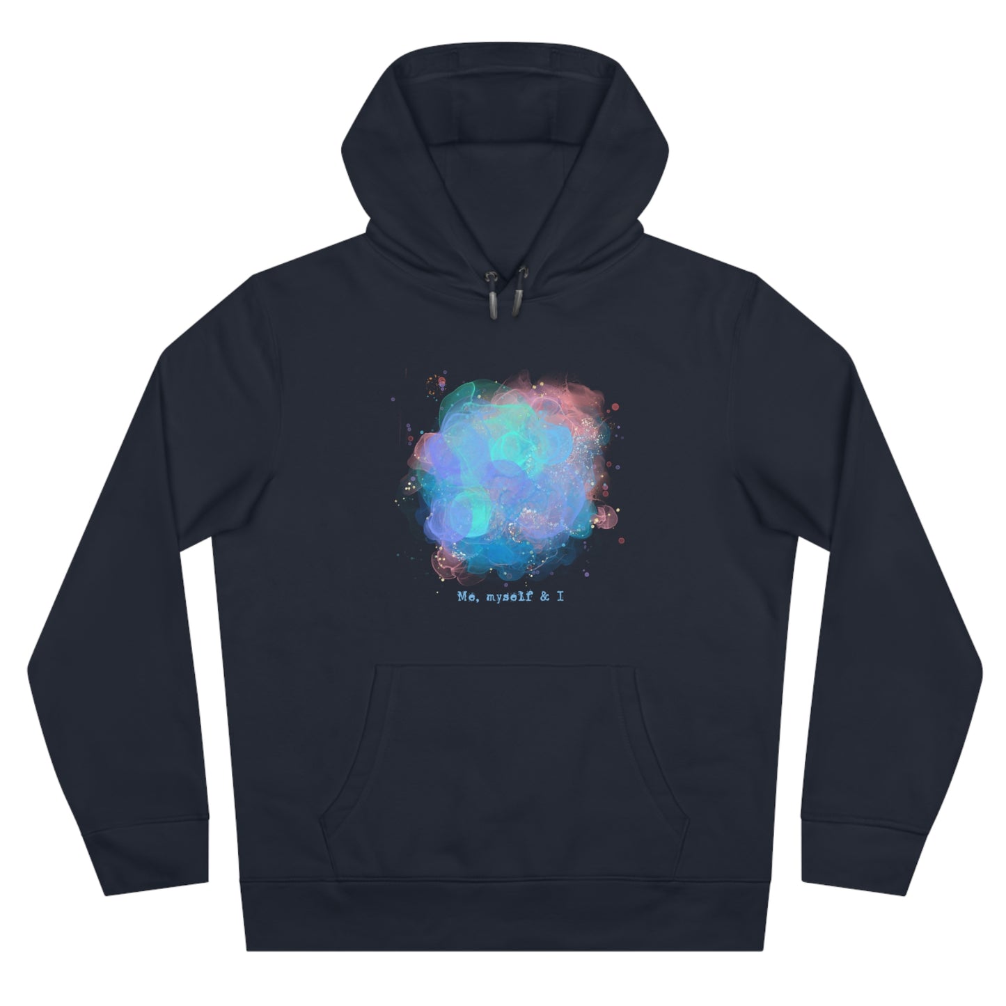 Me, Myself & I King Hooded Sweatshirt - Cozy Art Hoodie for Self-Love and Reflection