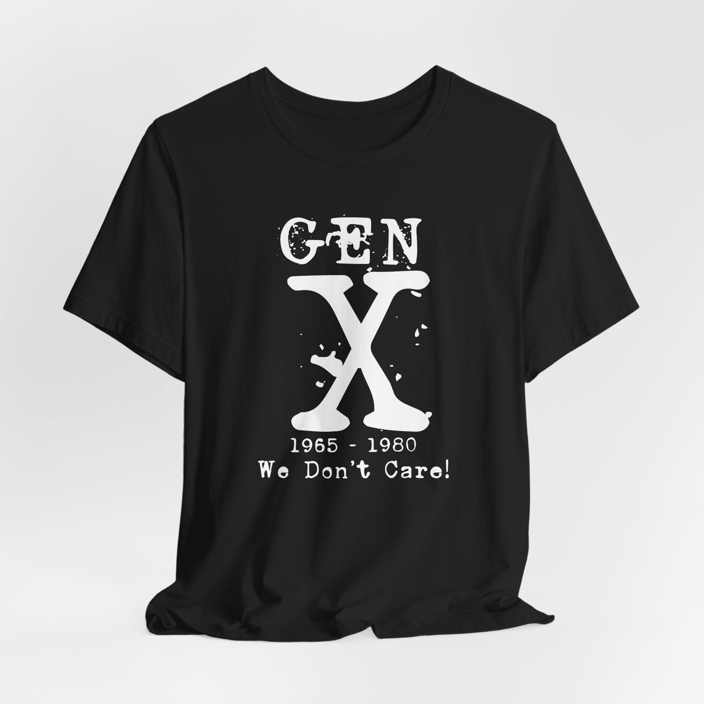 Gen X Unisex Short Sleeve Tee - Retro Style 1965-1980 Graphic Shirt
