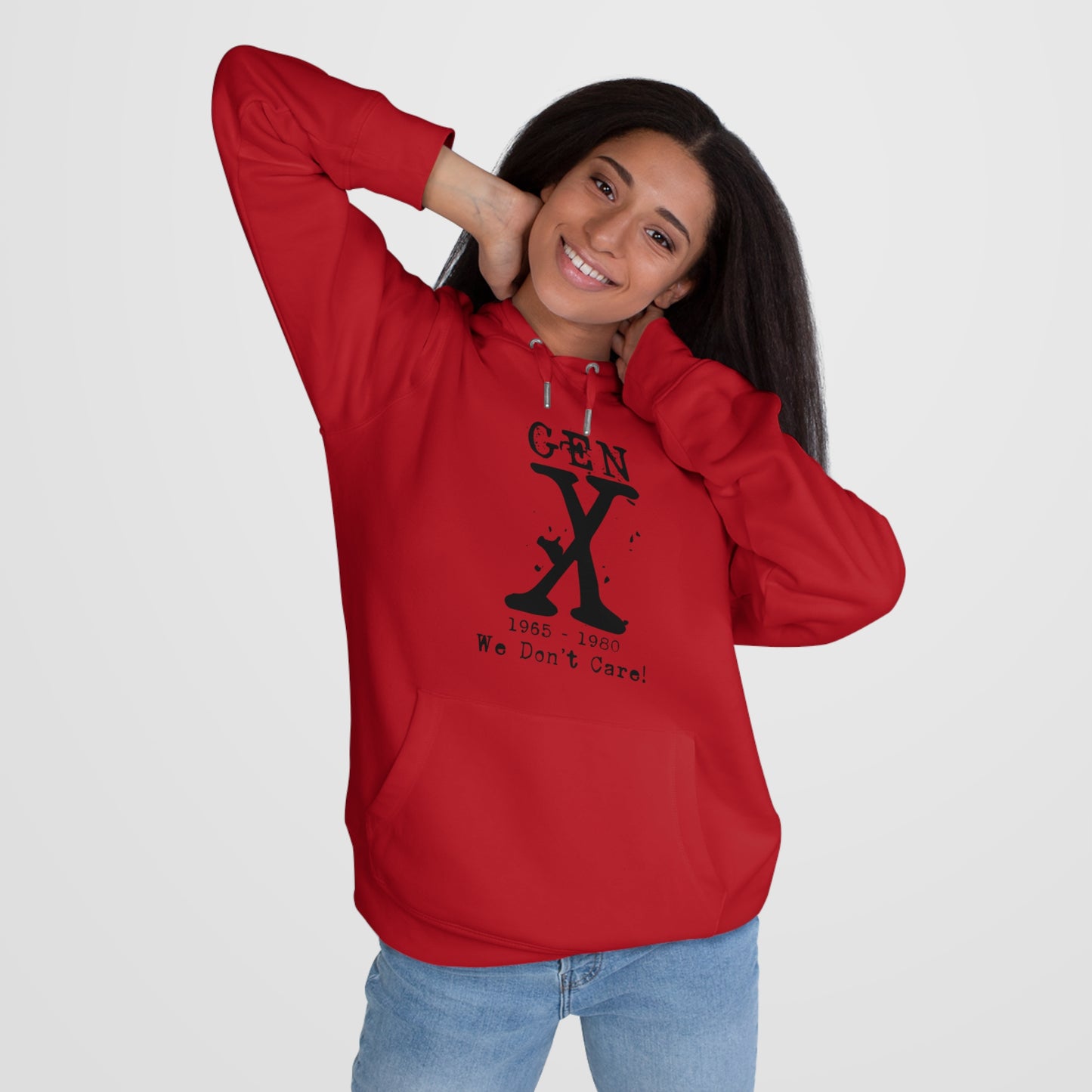 Gen X Hooded Sweatshirt - Retro Style 1965-1980