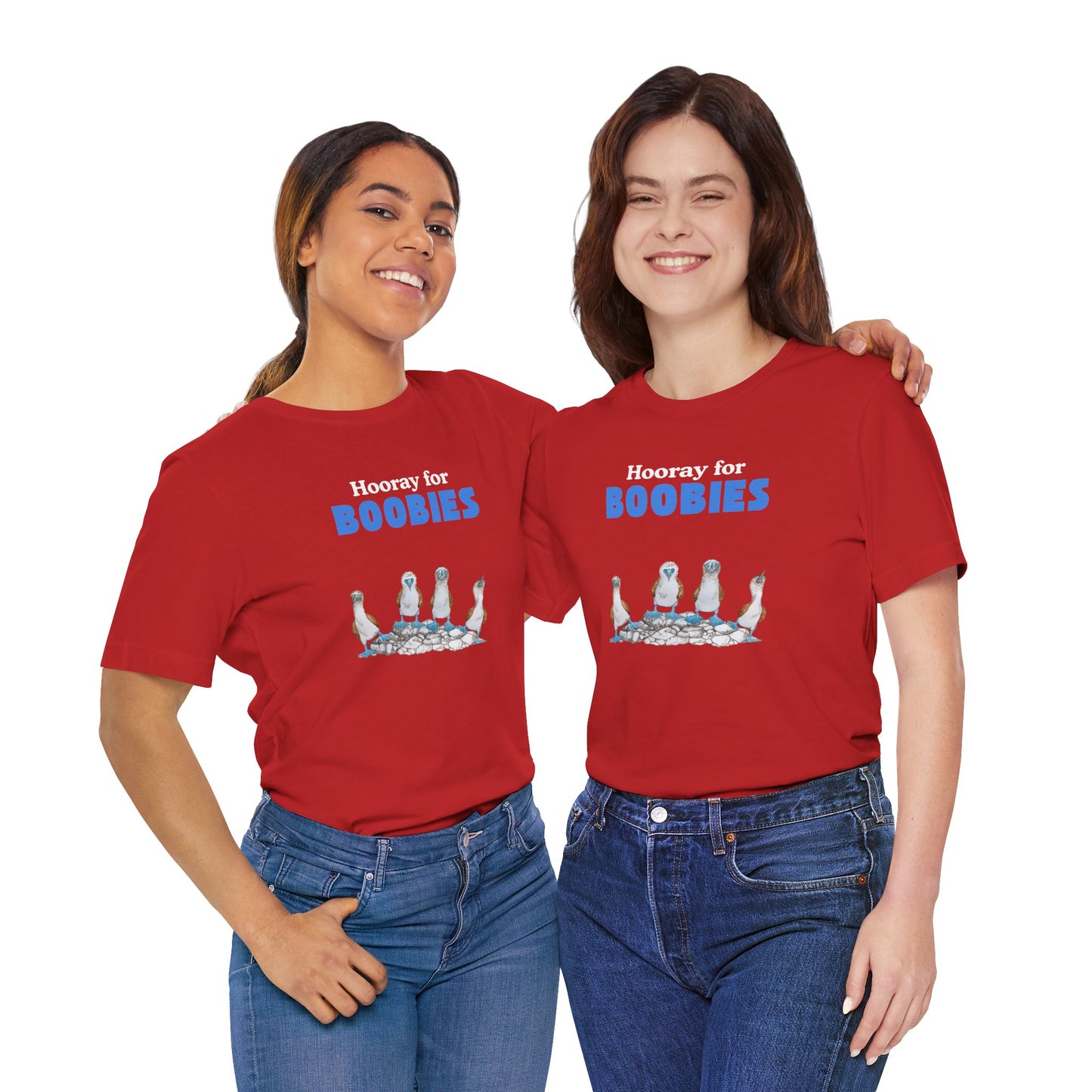 Hooray for Boobies Unisex Jersey Tee - Fun Casual Wear for a Playful Spirit