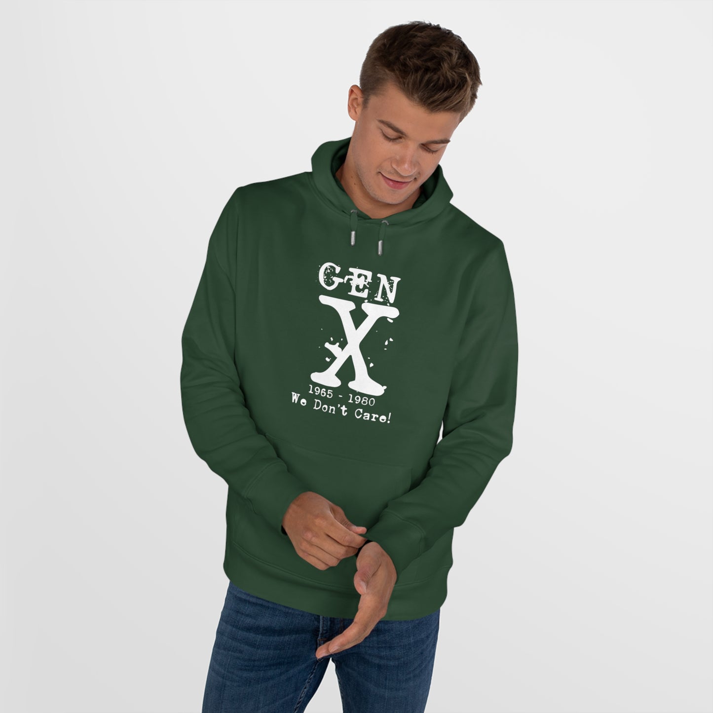 Gen X Hooded Sweatshirt - Retro Style 1965-1980