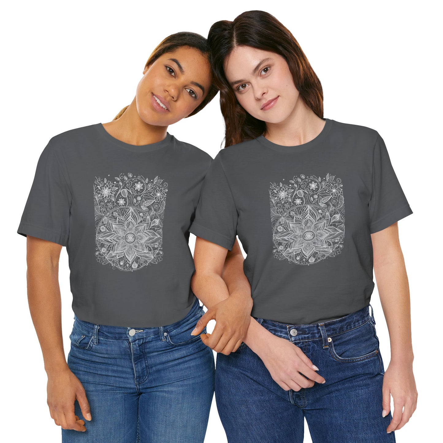 Unisex Mandala Tee, Tee shirt, T shirt, Unisex, Graphic Tee, Boho Chic