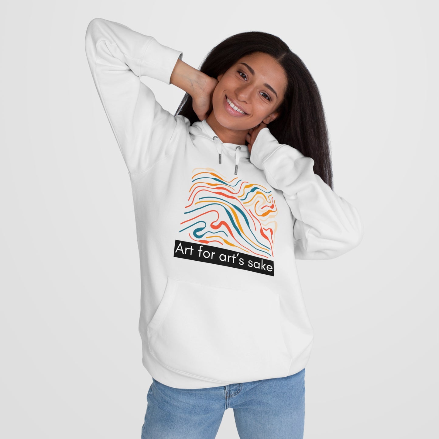 King Hooded Sweatshirt - Artistic Vibes for Creatives
