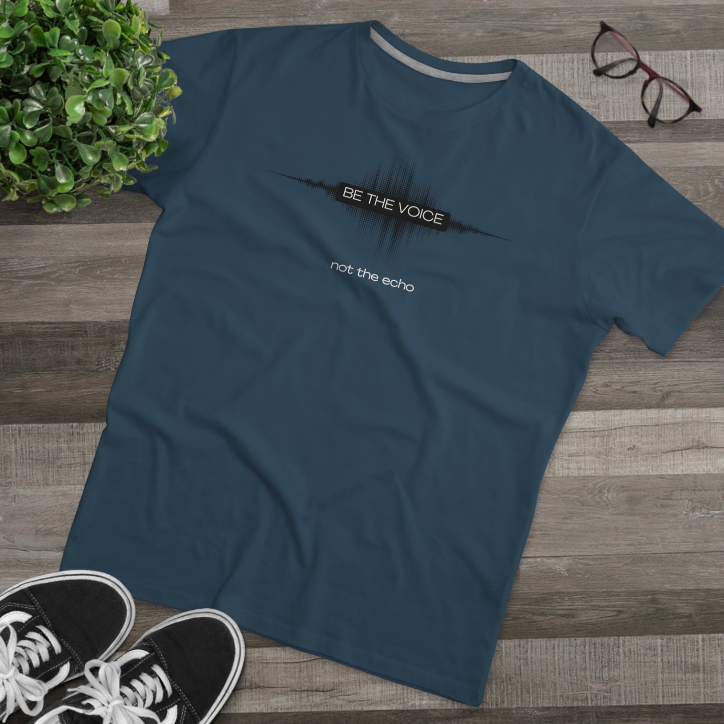 Be the Voice Men's Tee, Motivation T-Shirt, Inspirational Gift, Music Lover Apparel, Graphic Tee for Everyday Wear, Unique Statement Shirt