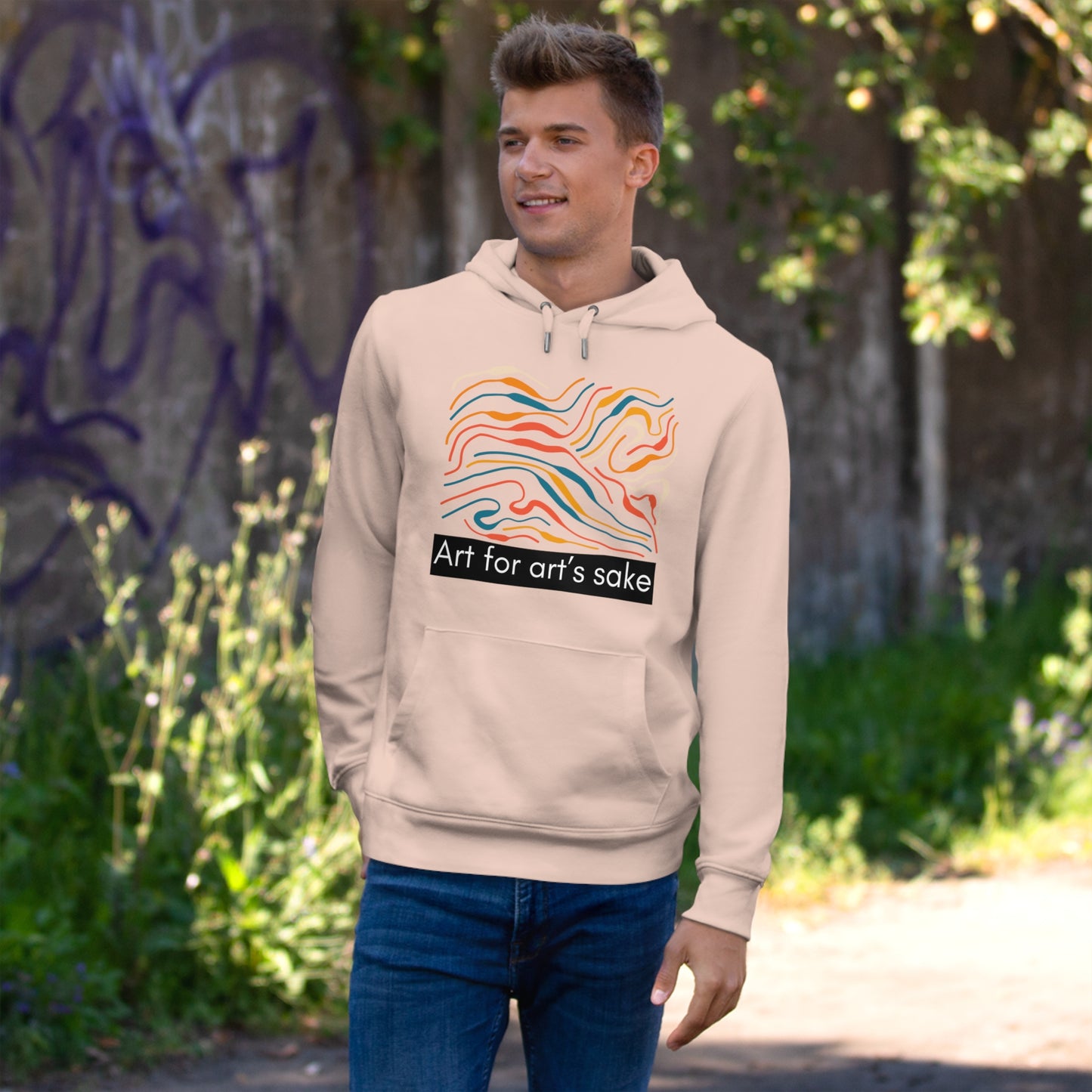 King Hooded Sweatshirt - Artistic Vibes for Creatives