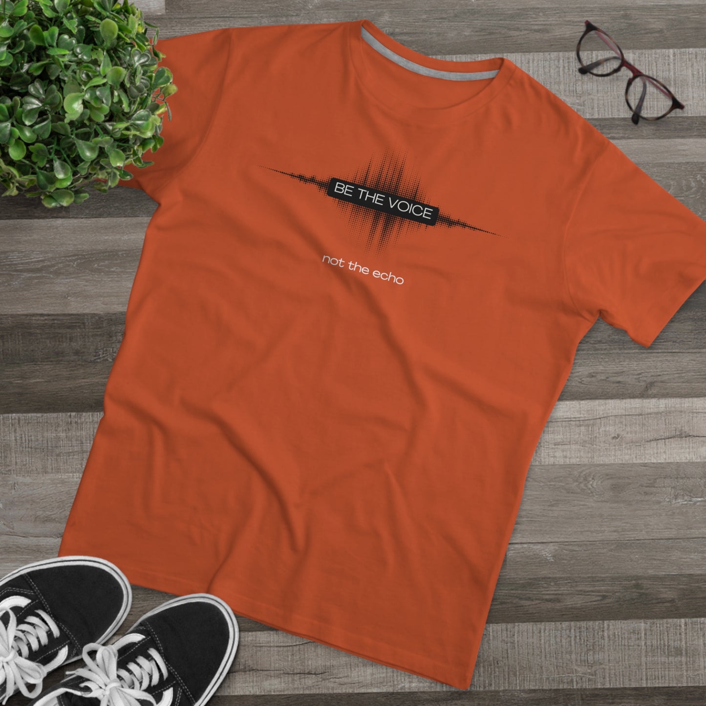 Be the Voice Men's Tee, Motivation T-Shirt, Inspirational Gift, Music Lover Apparel, Graphic Tee for Everyday Wear, Unique Statement Shirt