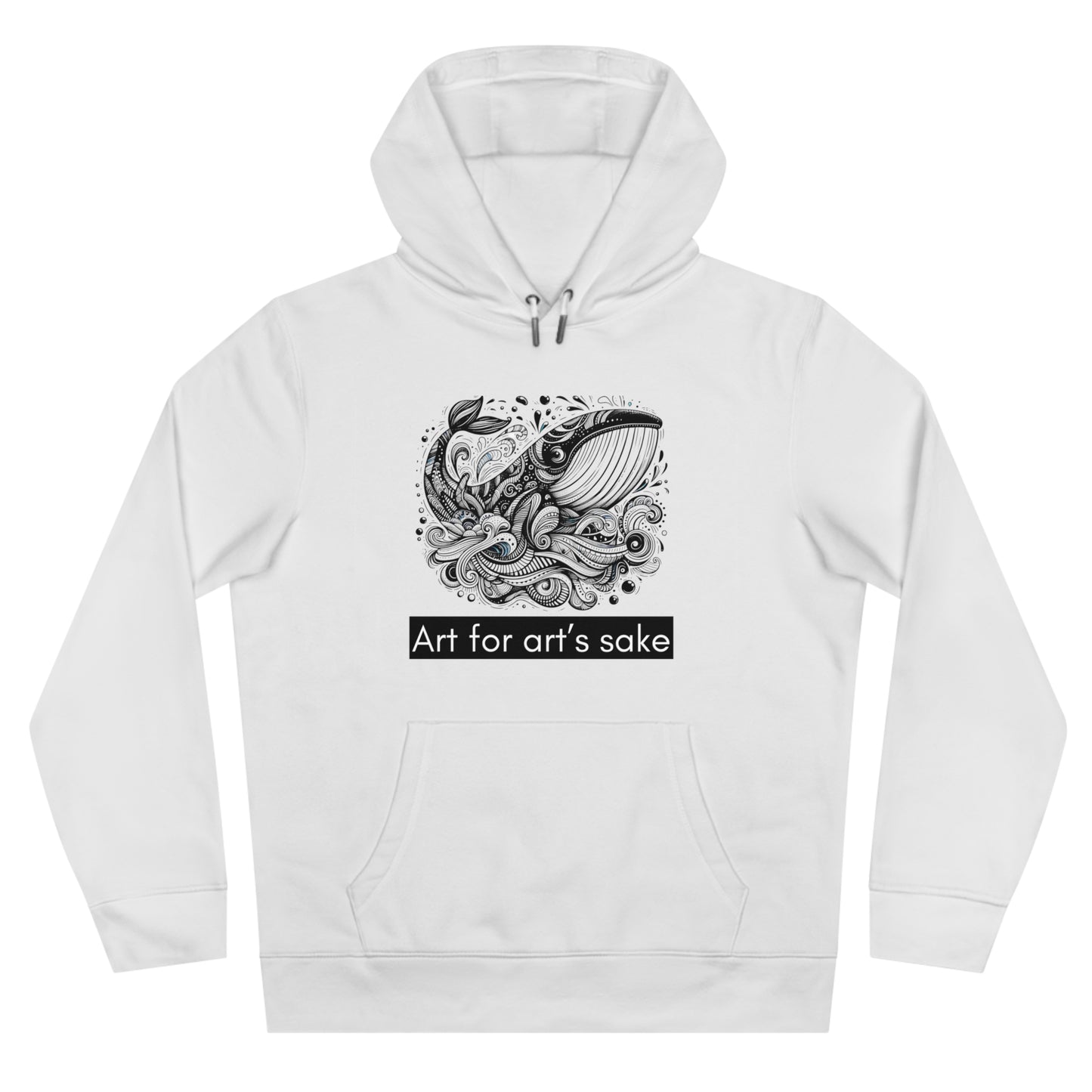 Art for Art's Sake King Hooded Sweatshirt - Unique Artistic Design for Creative Souls
