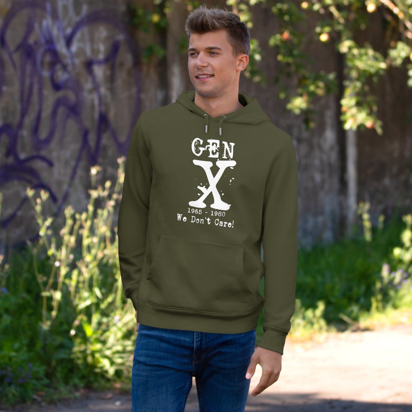Gen X Hooded Sweatshirt - Retro Style 1965-1980
