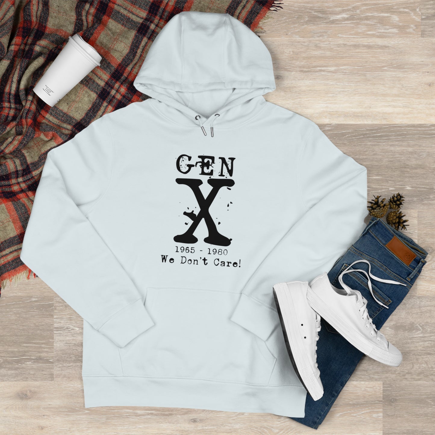 Gen X Hooded Sweatshirt - Retro Style 1965-1980