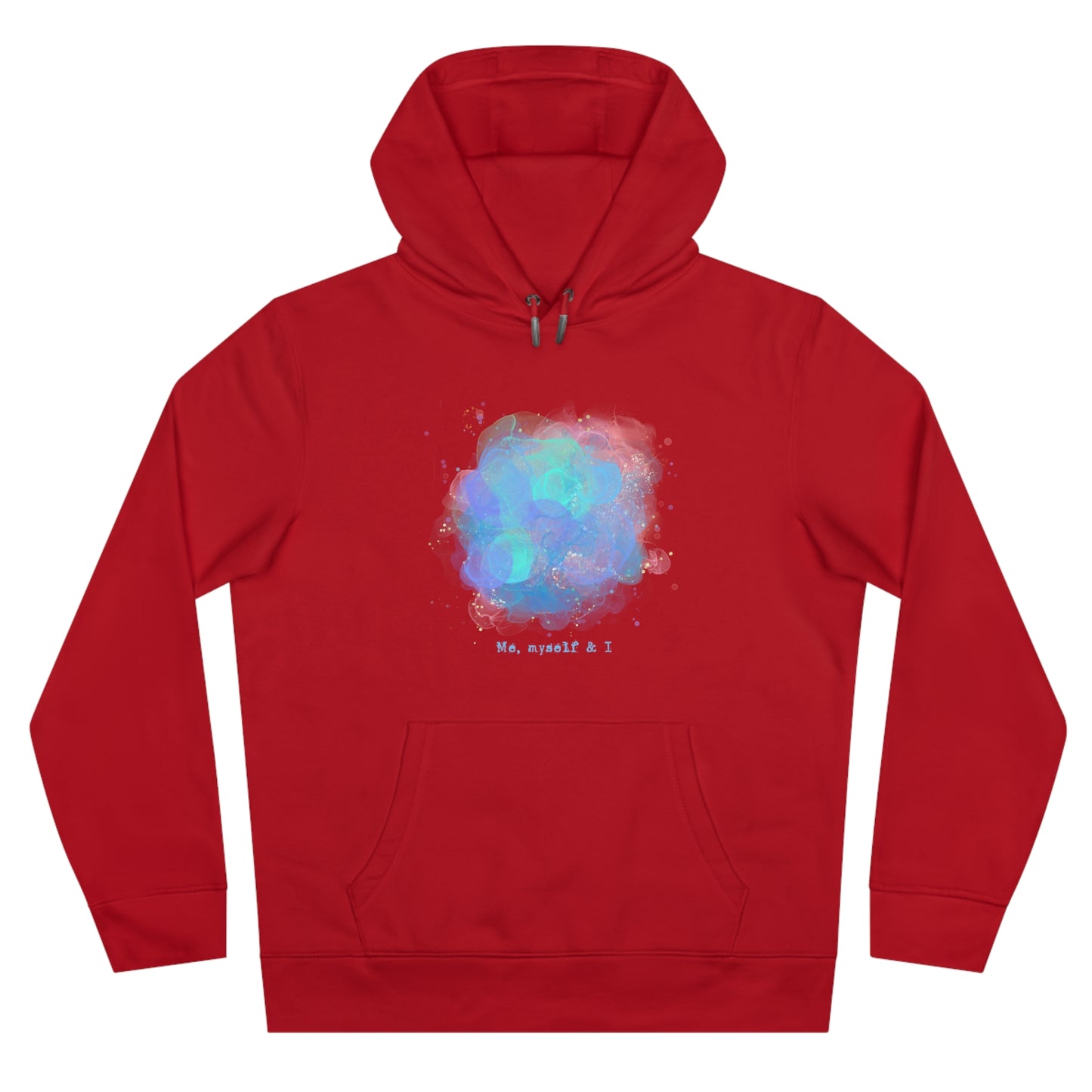 Me, Myself & I King Hooded Sweatshirt - Cozy Art Hoodie for Self-Love and Reflection