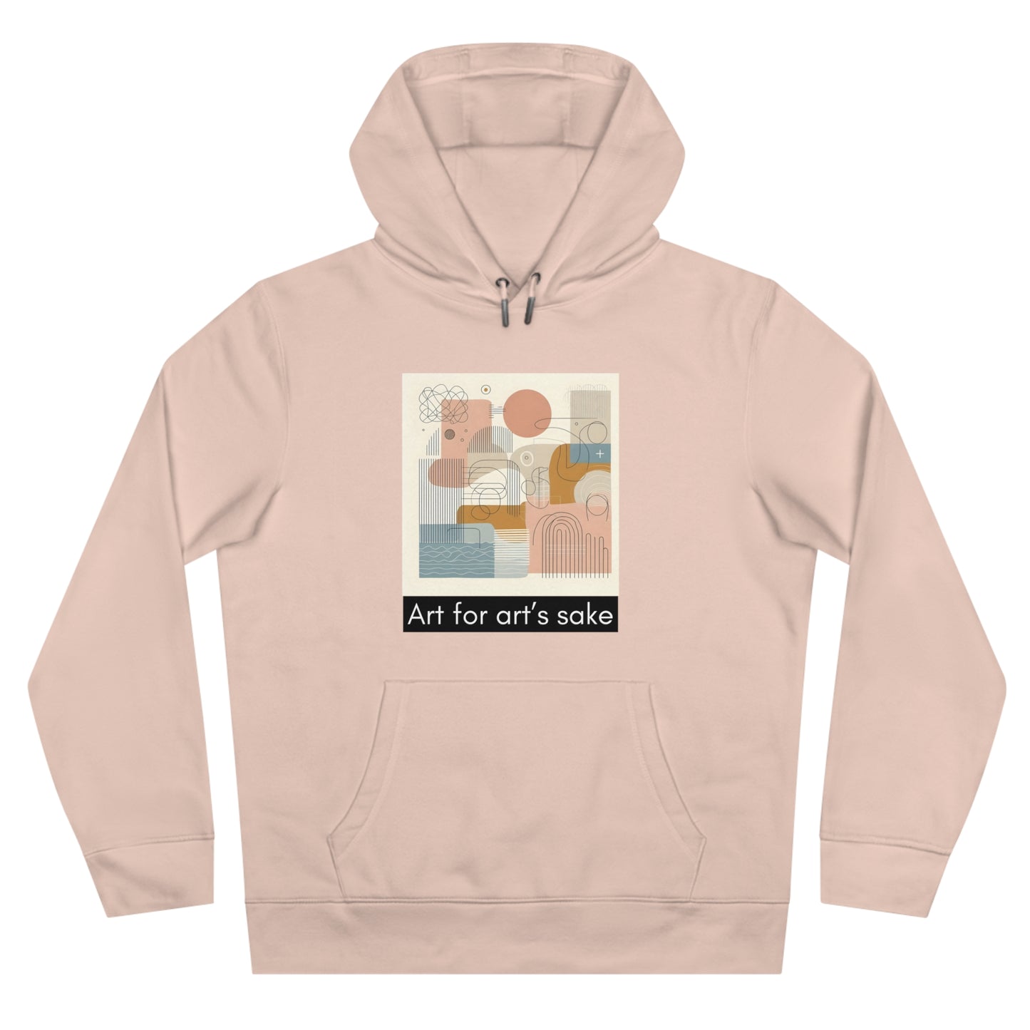 Art for Art's Sake King Hooded Sweatshirt - Cozy Artistic Fashion for Creatives