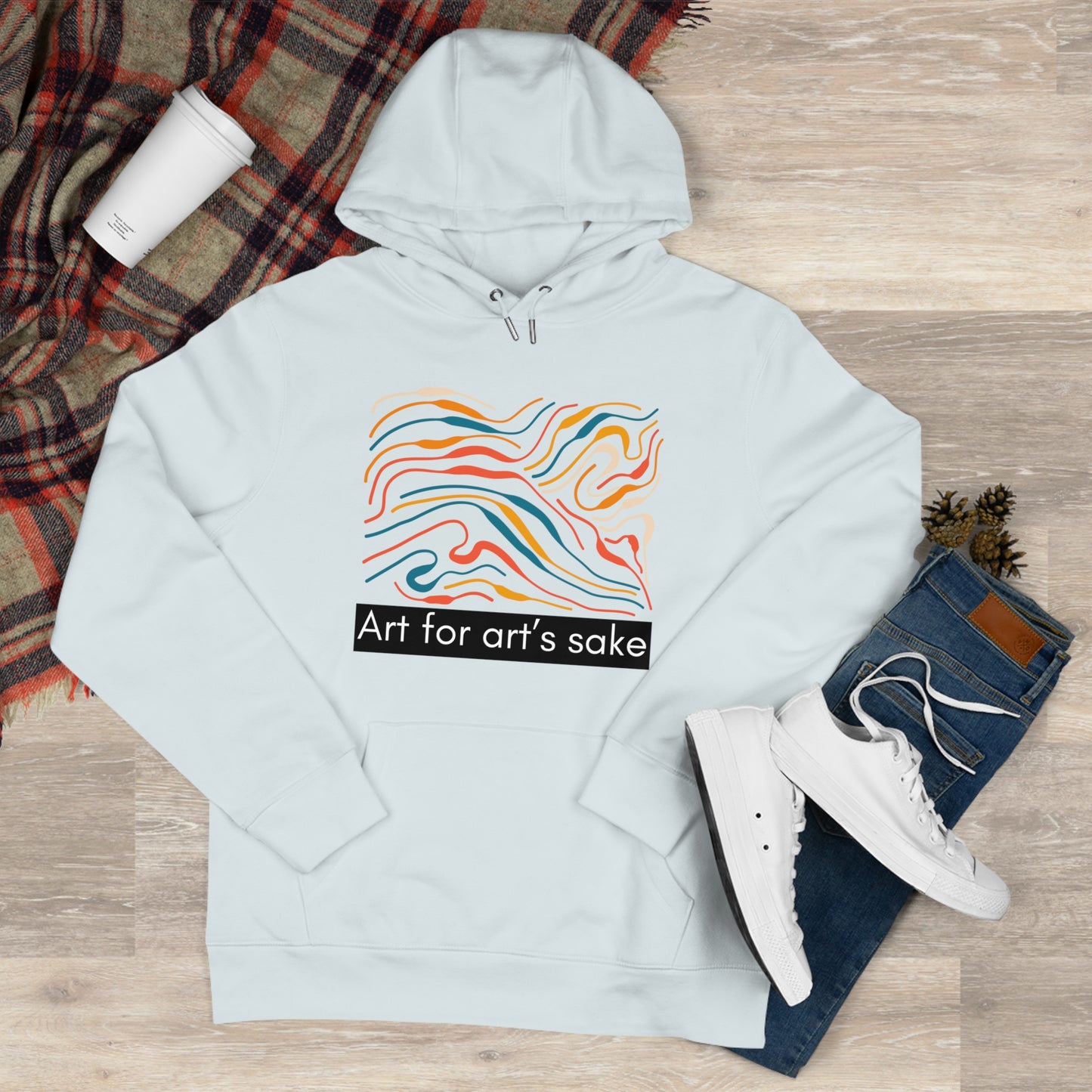 King Hooded Sweatshirt - Artistic Vibes for Creatives