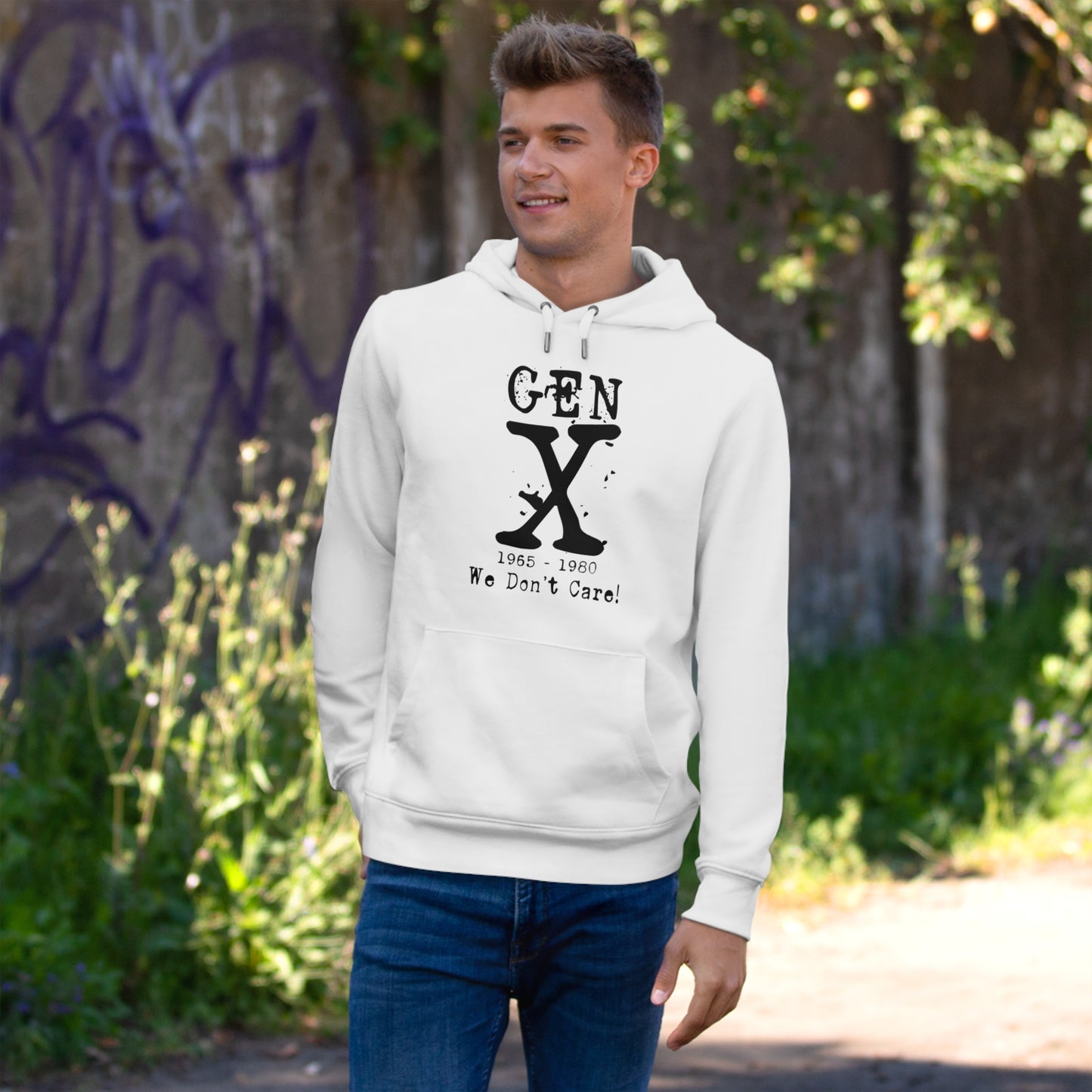Gen X Hooded Sweatshirt - Retro Style 1965-1980