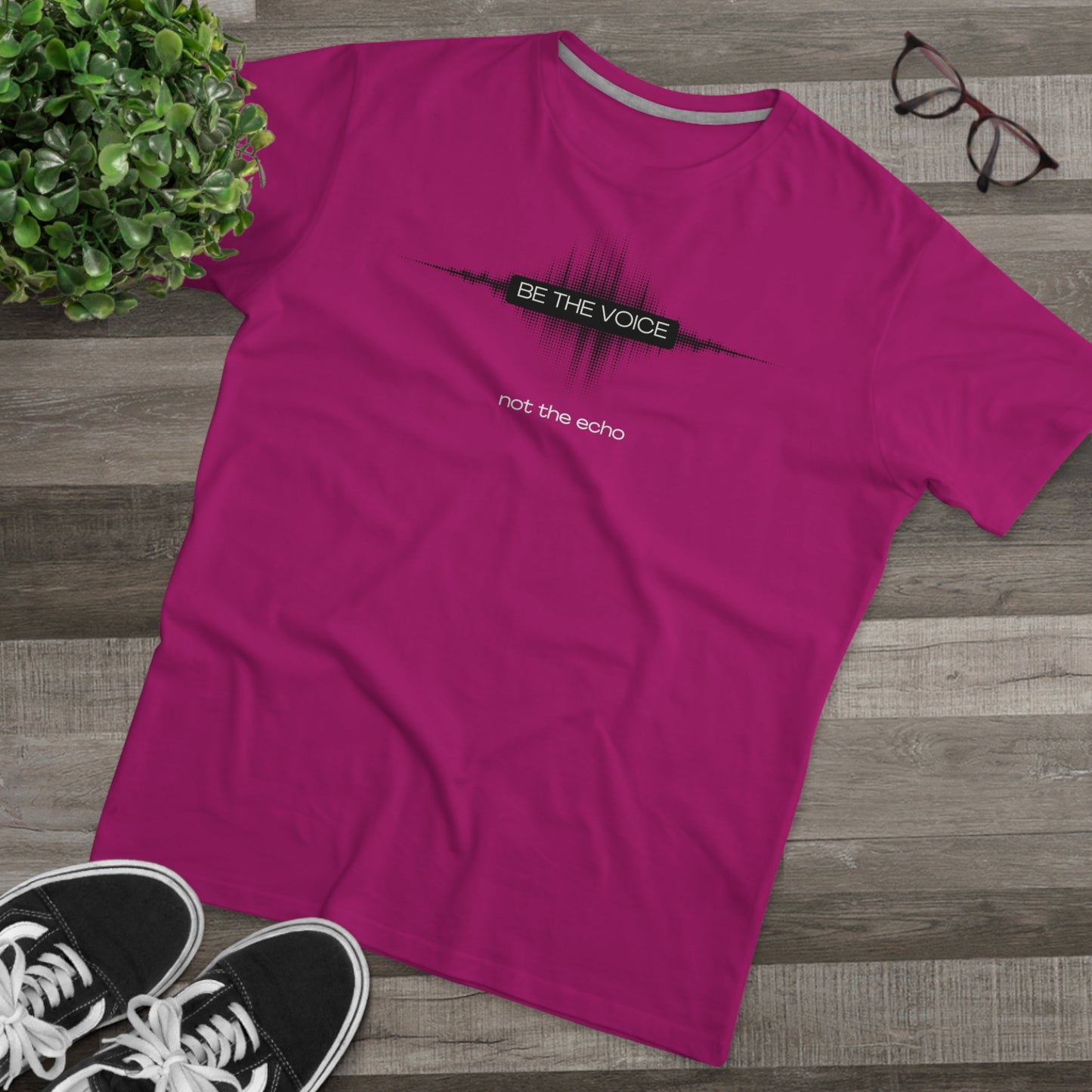 Be the Voice Men's Tee, Motivation T-Shirt, Inspirational Gift, Music Lover Apparel, Graphic Tee for Everyday Wear, Unique Statement Shirt