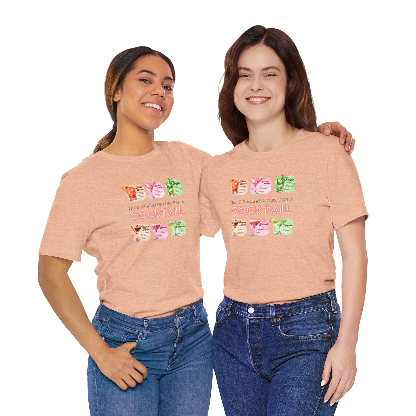 Cocktail Recipe Unisex Short Sleeve Tee - Perfect for Parties and Summer Fun!