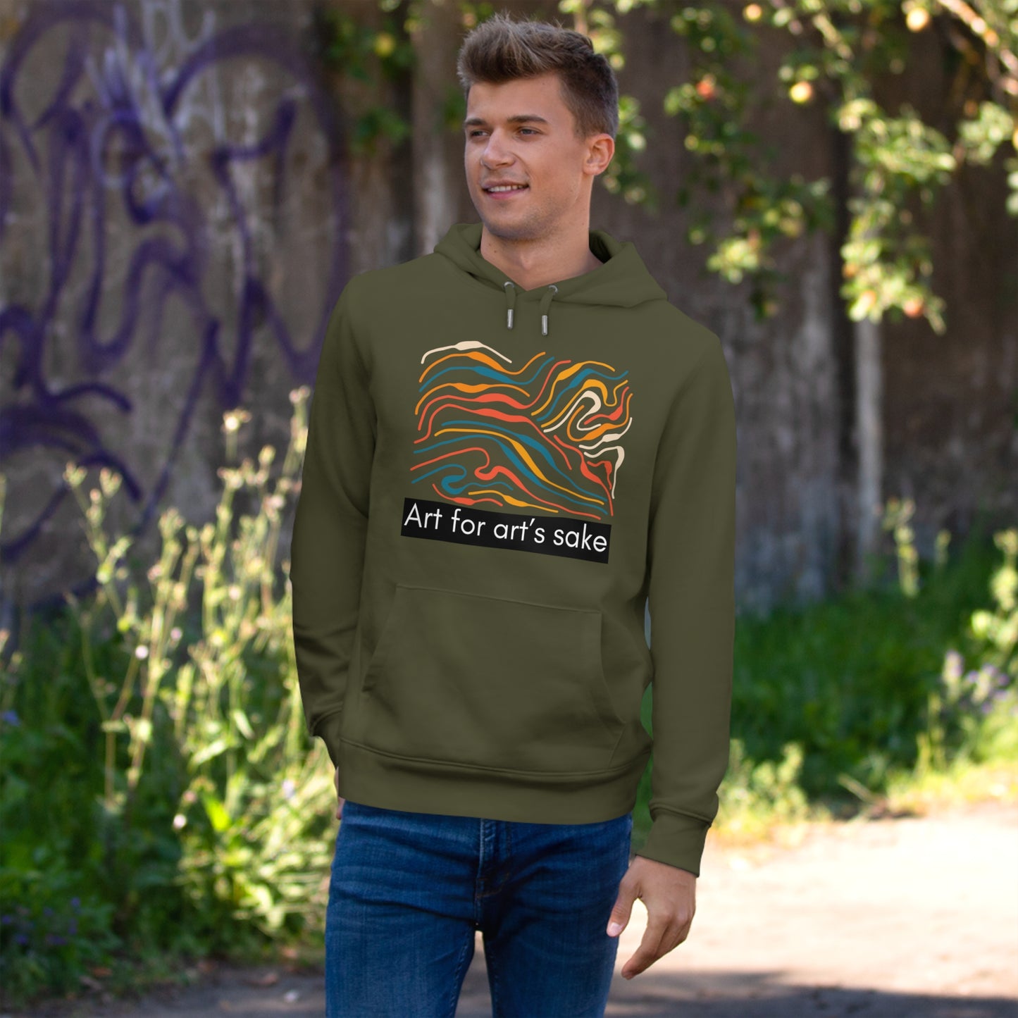 King Hooded Sweatshirt - Artistic Vibes for Creatives