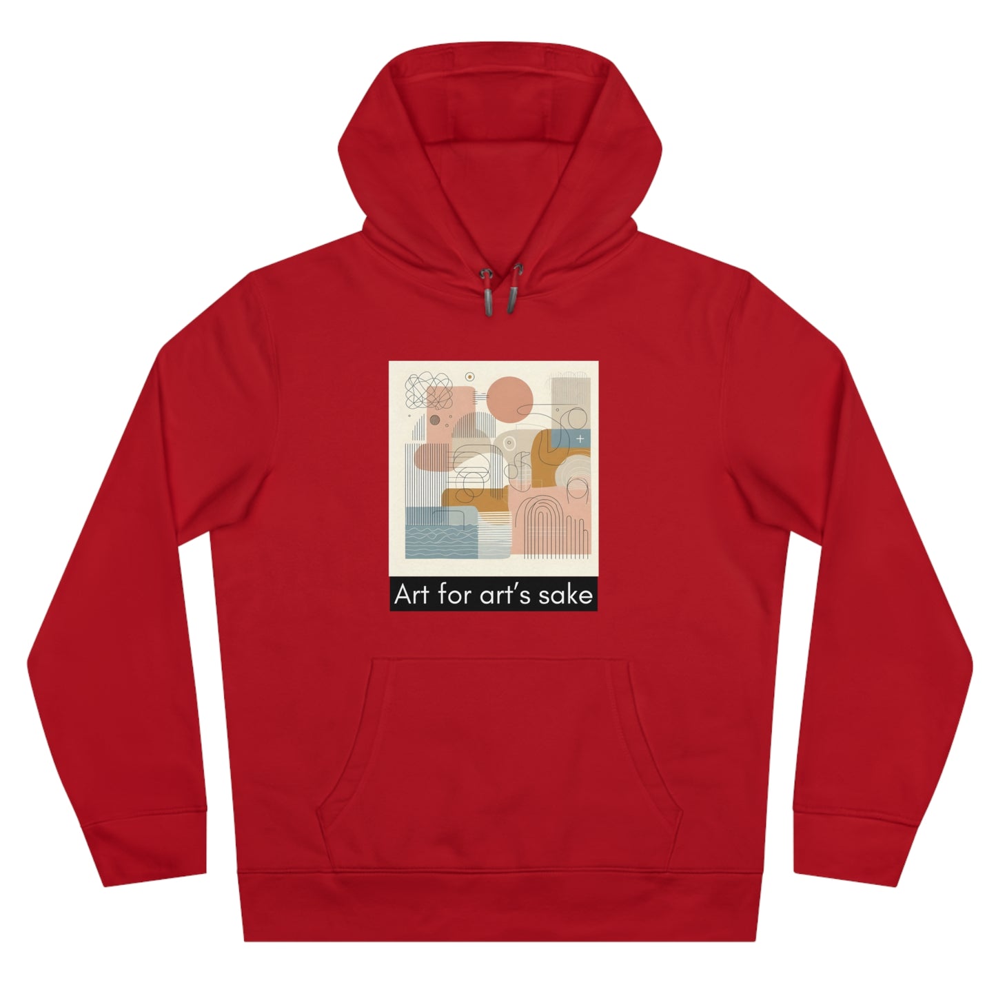 Art for Art's Sake King Hooded Sweatshirt - Cozy Artistic Fashion for Creatives