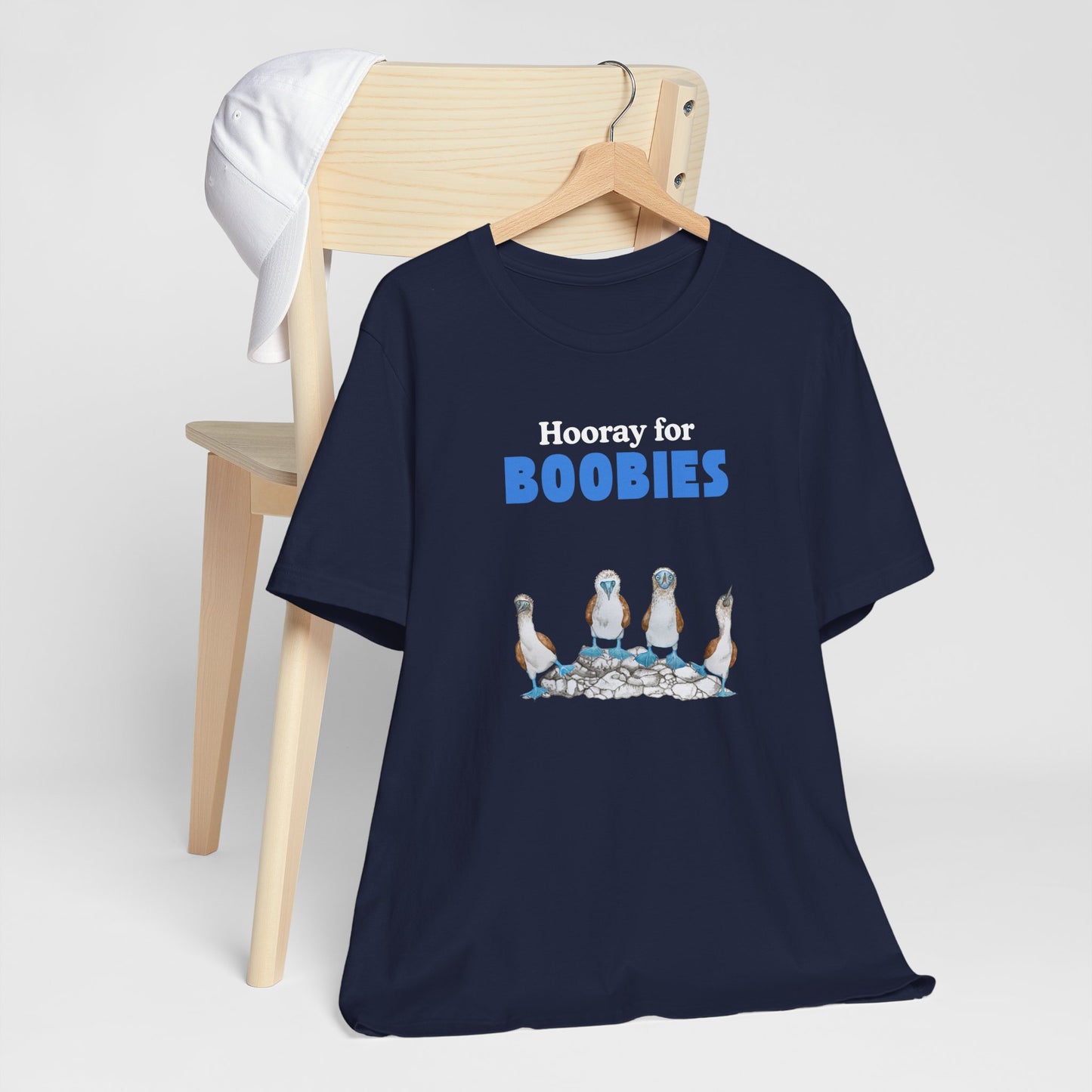 Hooray for Boobies Unisex Jersey Tee - Fun Casual Wear for a Playful Spirit