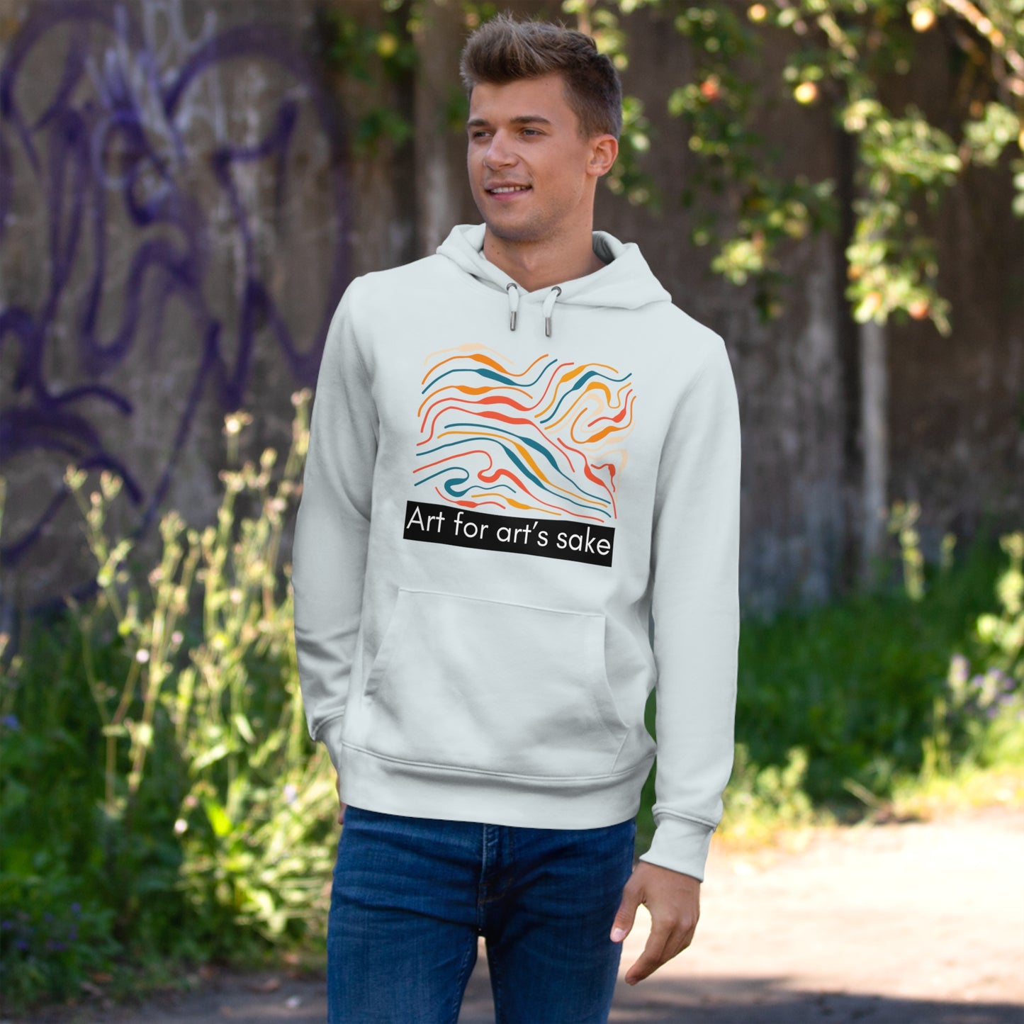 King Hooded Sweatshirt - Artistic Vibes for Creatives