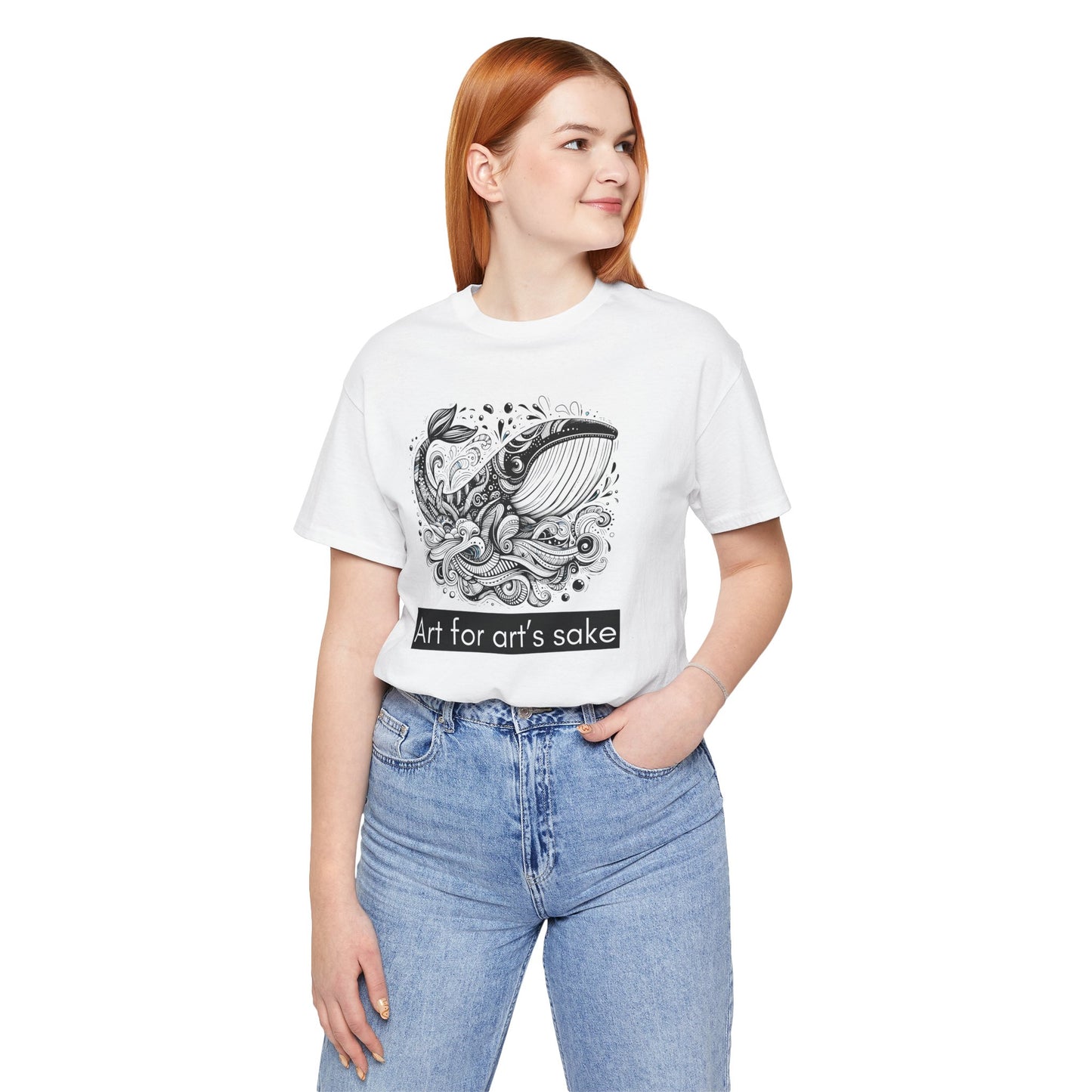 Whale Art Unisex Short Sleeve Tee - 'Art for Art's Sake'