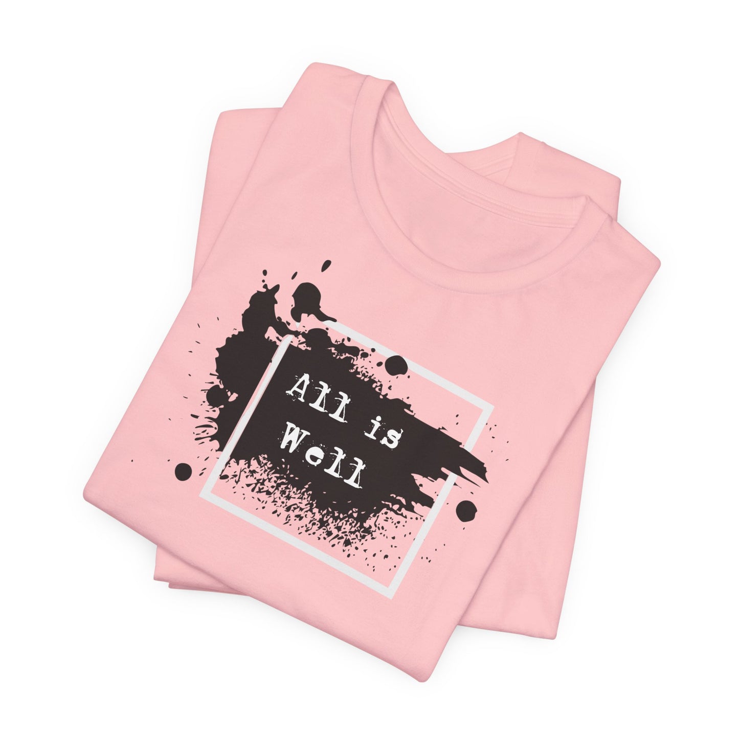 Afferming Quote "All is Well" Graphic Tee