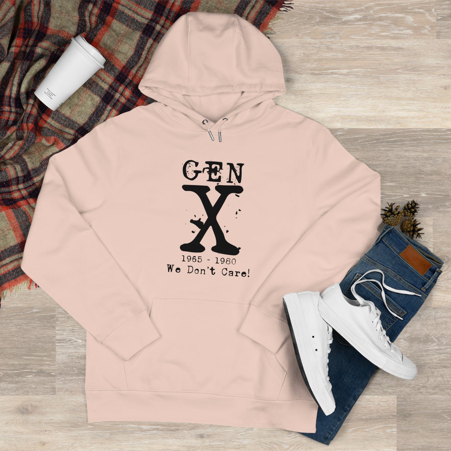 Gen X Hooded Sweatshirt - Retro Style 1965-1980