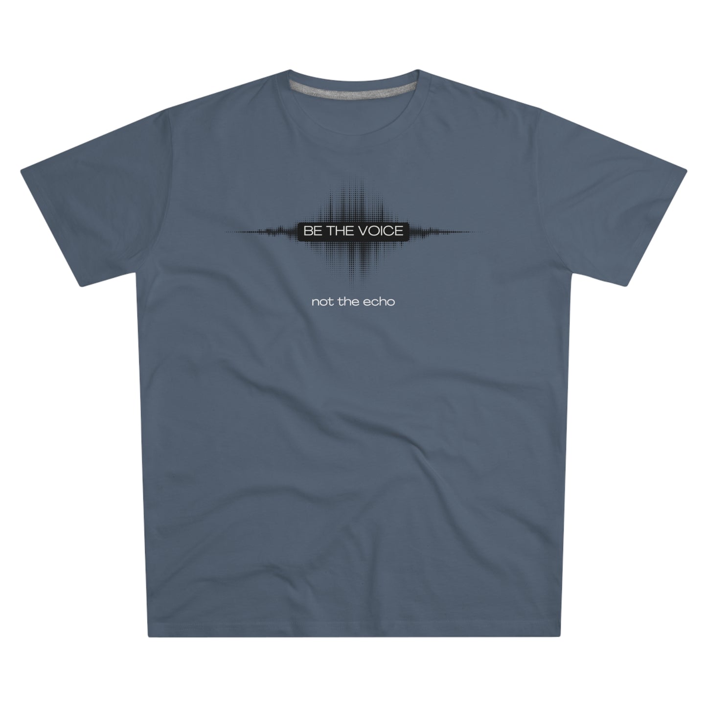 Be the Voice Men's Tee, Motivation T-Shirt, Inspirational Gift, Music Lover Apparel, Graphic Tee for Everyday Wear, Unique Statement Shirt