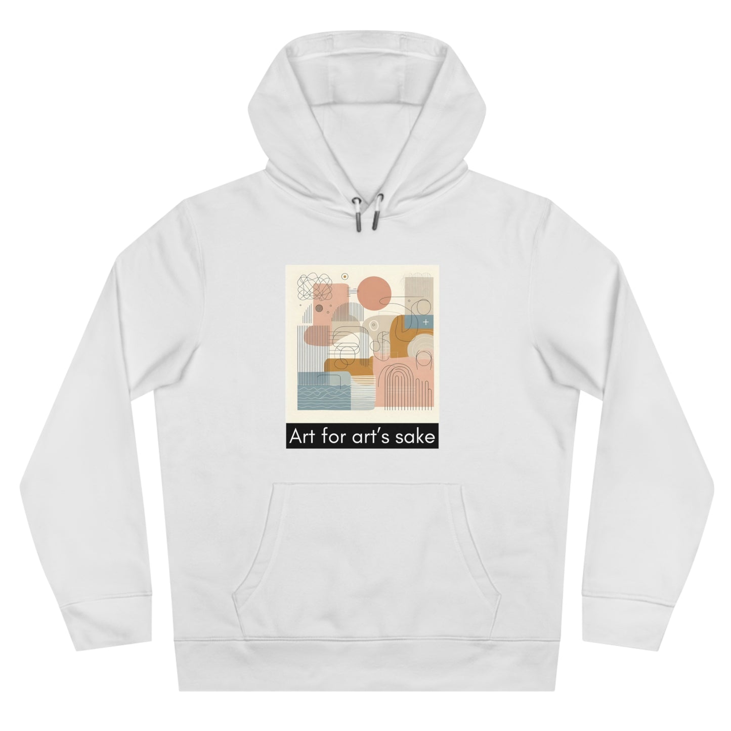 Art for Art's Sake King Hooded Sweatshirt - Cozy Artistic Fashion for Creatives