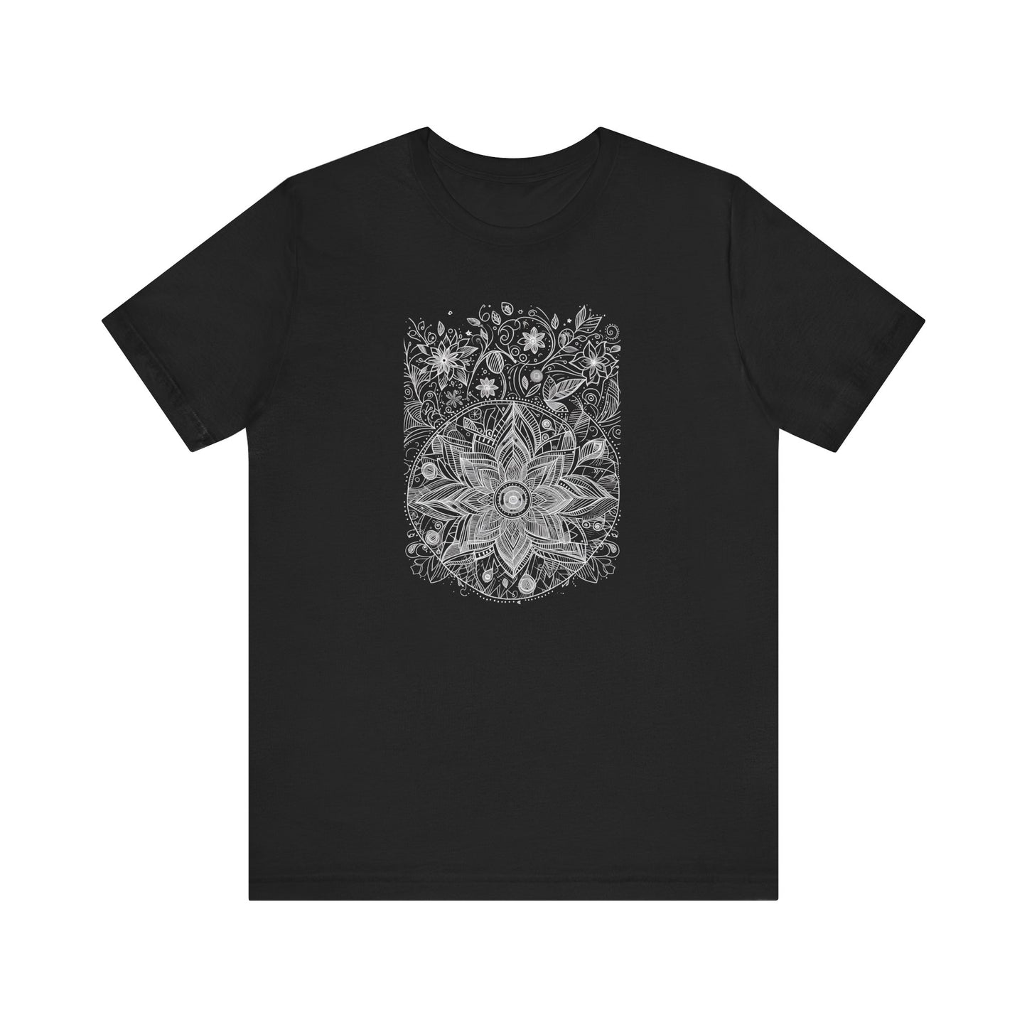 Unisex Mandala Tee, Tee shirt, T shirt, Unisex, Graphic Tee, Boho Chic