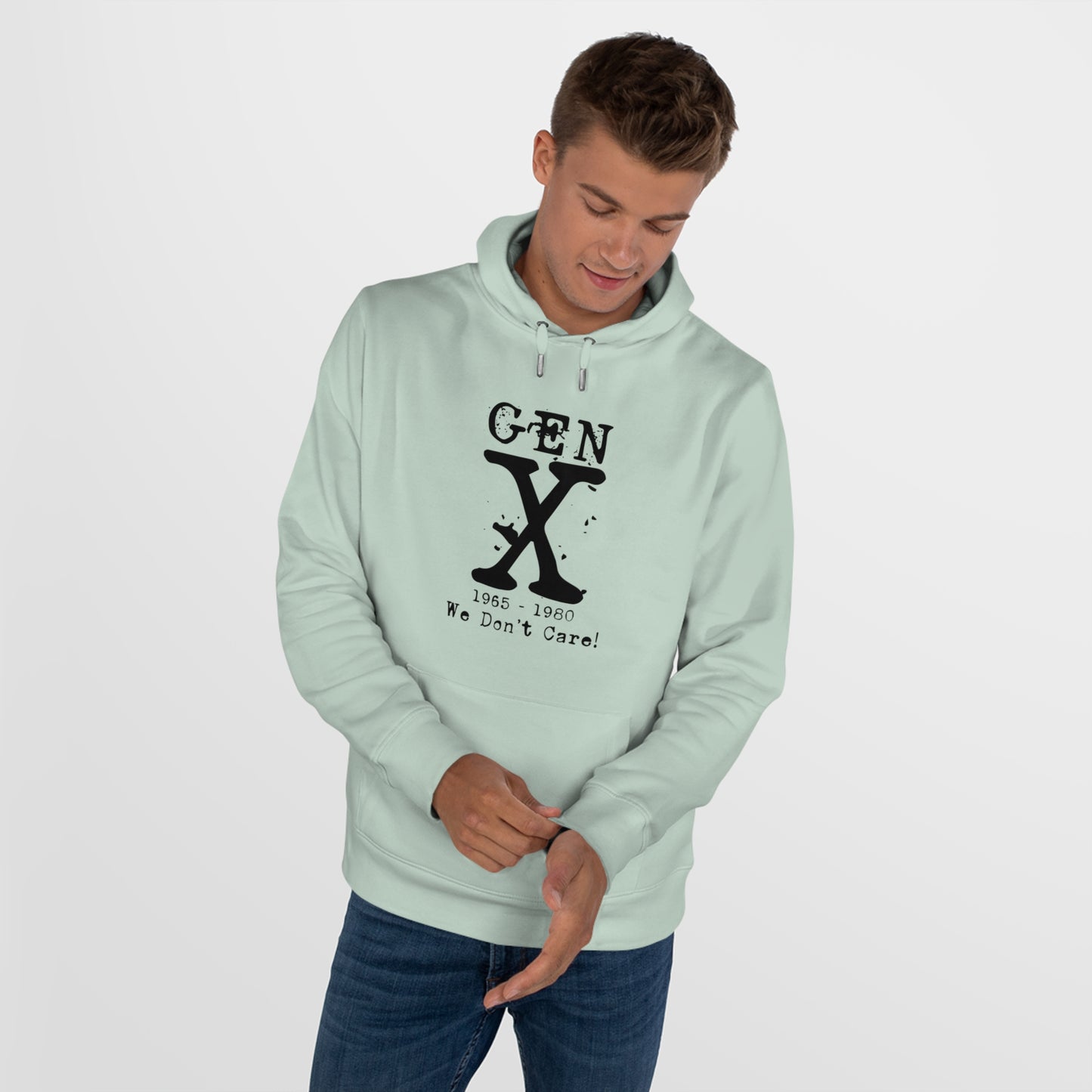 Gen X Hooded Sweatshirt - Retro Style 1965-1980