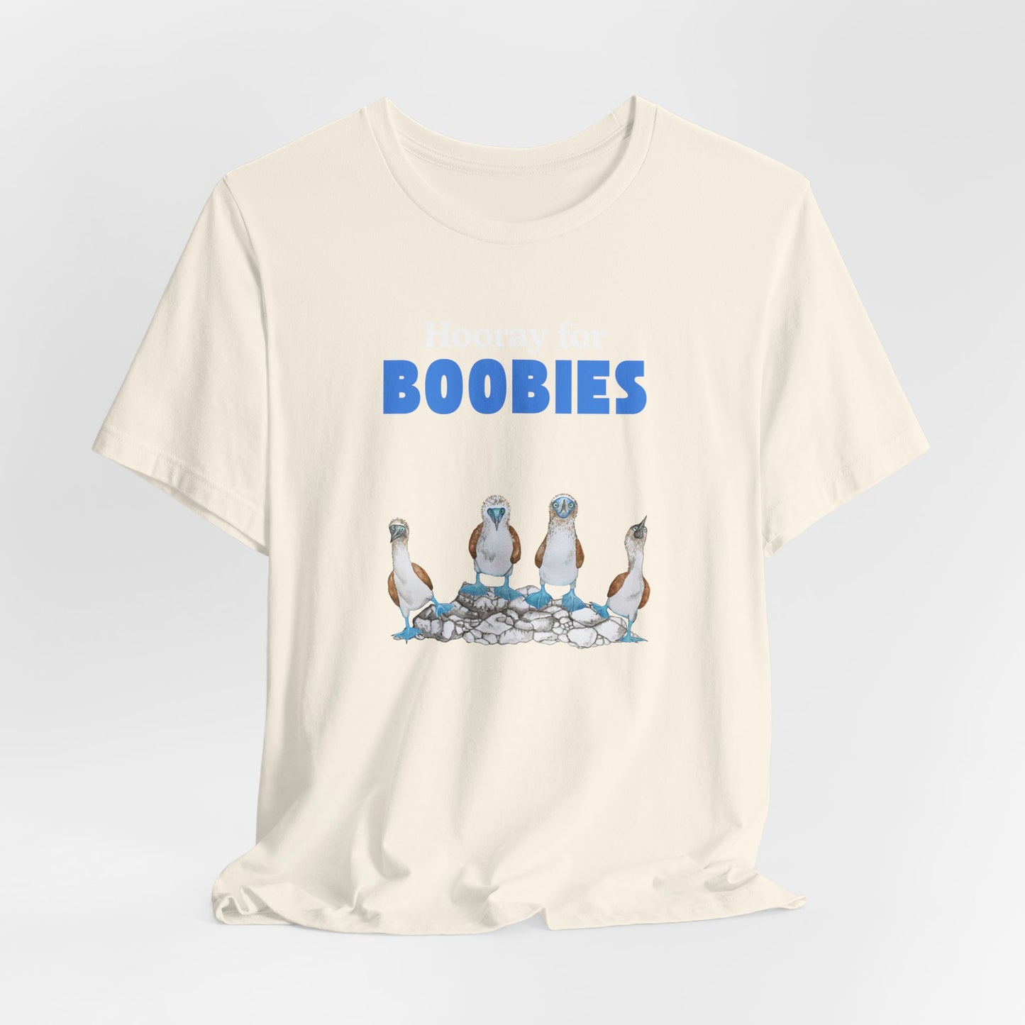 Hooray for Boobies Unisex Jersey Tee - Fun Casual Wear for a Playful Spirit