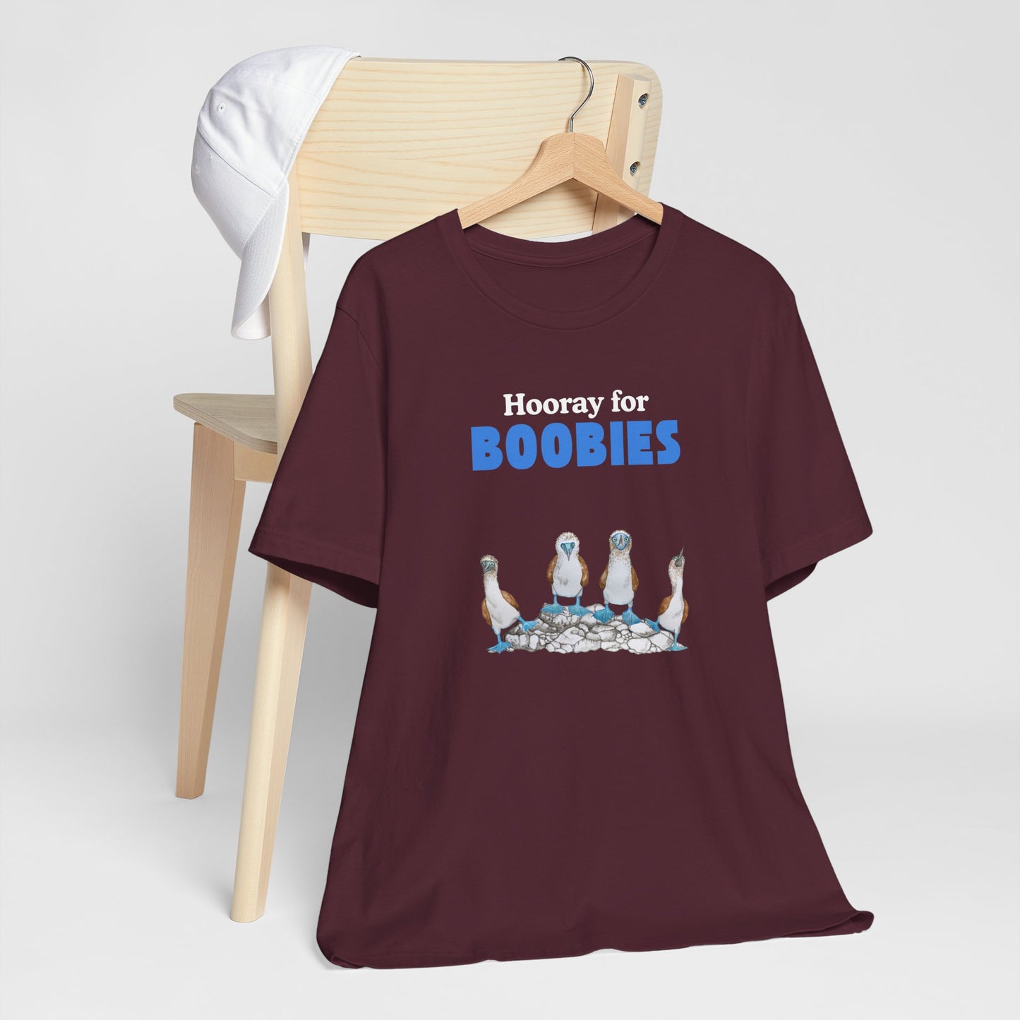 Hooray for Boobies Unisex Jersey Tee - Fun Casual Wear for a Playful Spirit