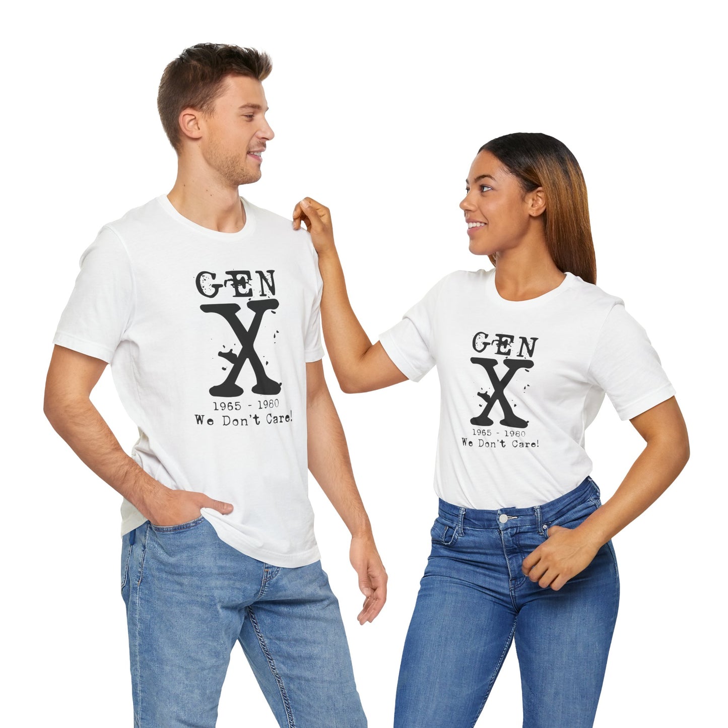 Gen X Unisex Short Sleeve Tee - Retro Style 1965-1980 Graphic Shirt