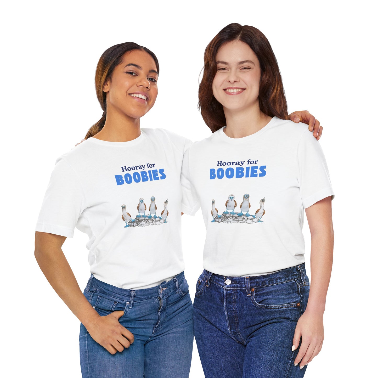 Hooray for Boobies Unisex Jersey Tee - Fun Casual Wear for a Playful Spirit