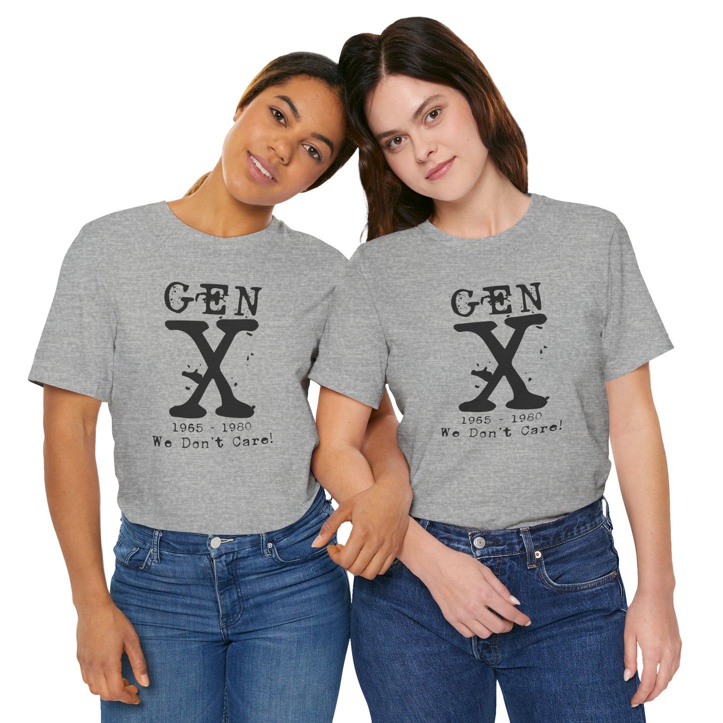 Gen X Unisex Short Sleeve Tee - Retro Style 1965-1980 Graphic Shirt