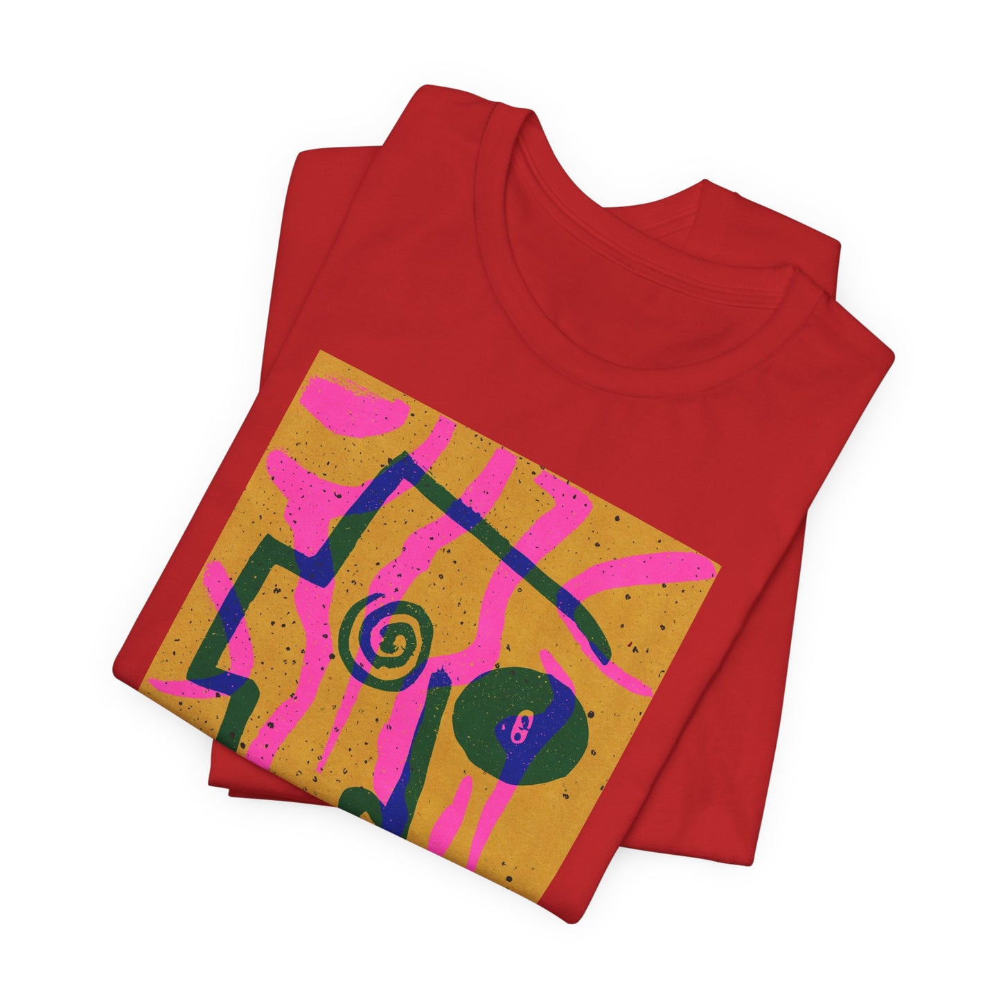 Abstract Art Graphic Tee - Vibrant Unisex Jersey Short Sleeve T-Shirt