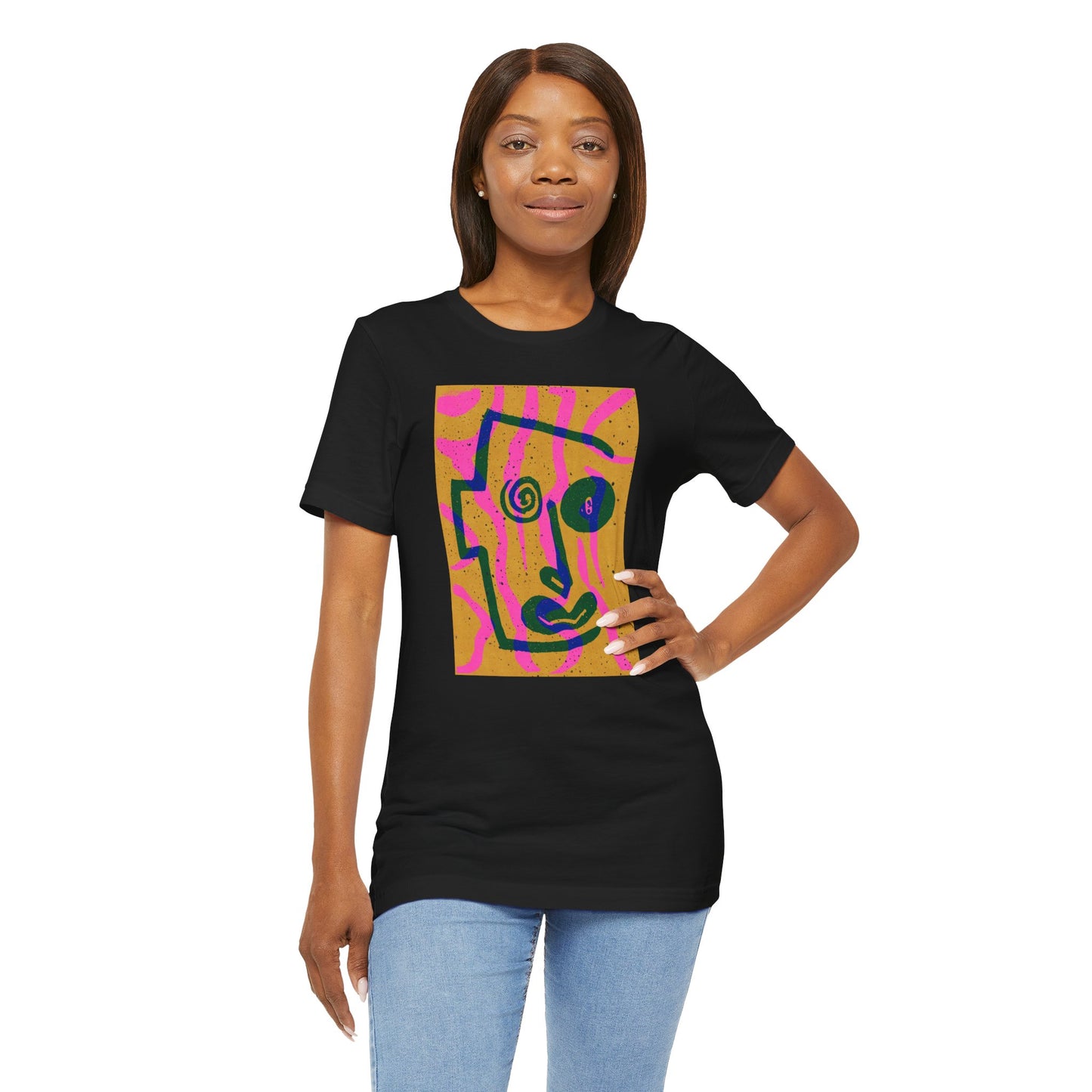 Abstract Art Graphic Tee - Vibrant Unisex Jersey Short Sleeve T-Shirt