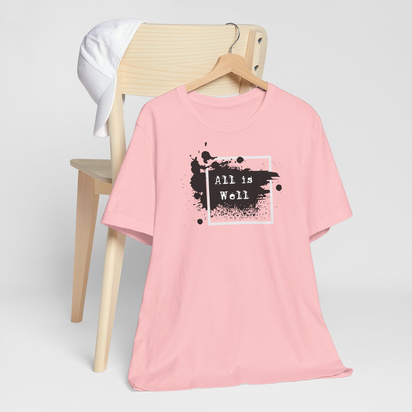 Afferming Quote "All is Well" Graphic Tee