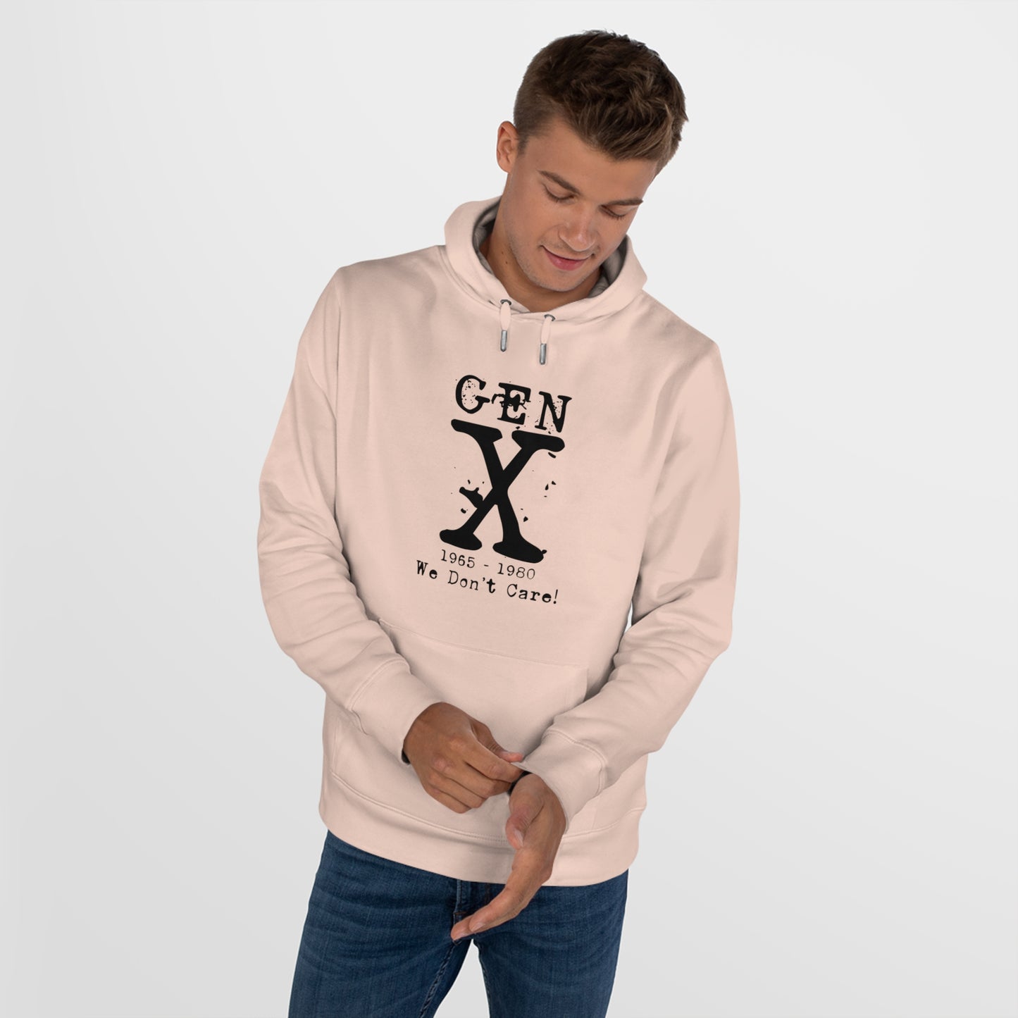Gen X Hooded Sweatshirt - Retro Style 1965-1980