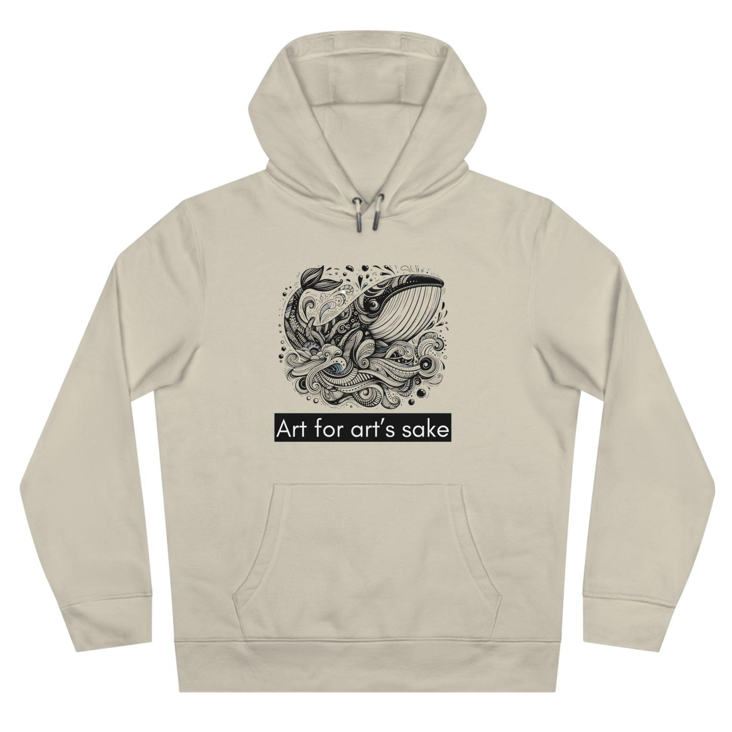 Art for Art's Sake King Hooded Sweatshirt - Unique Artistic Design for Creative Souls