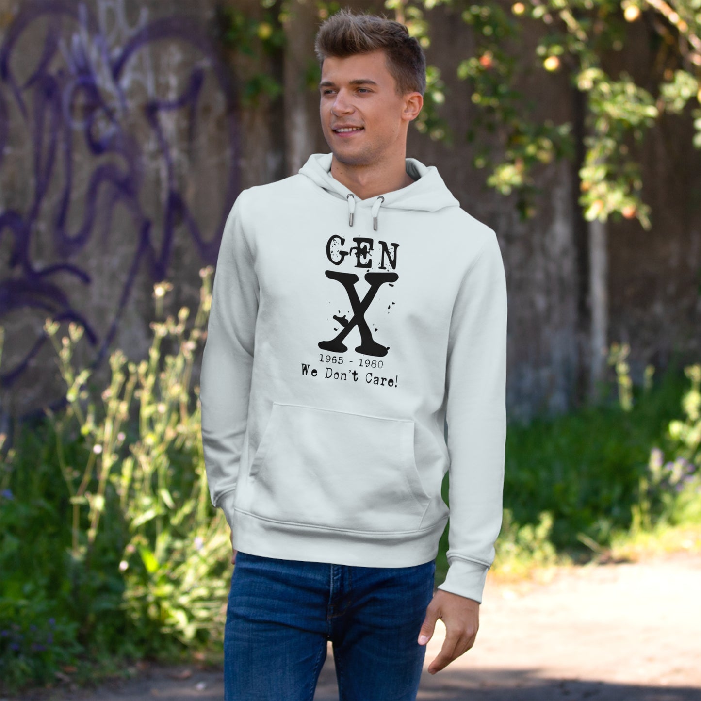 Gen X Hooded Sweatshirt - Retro Style 1965-1980