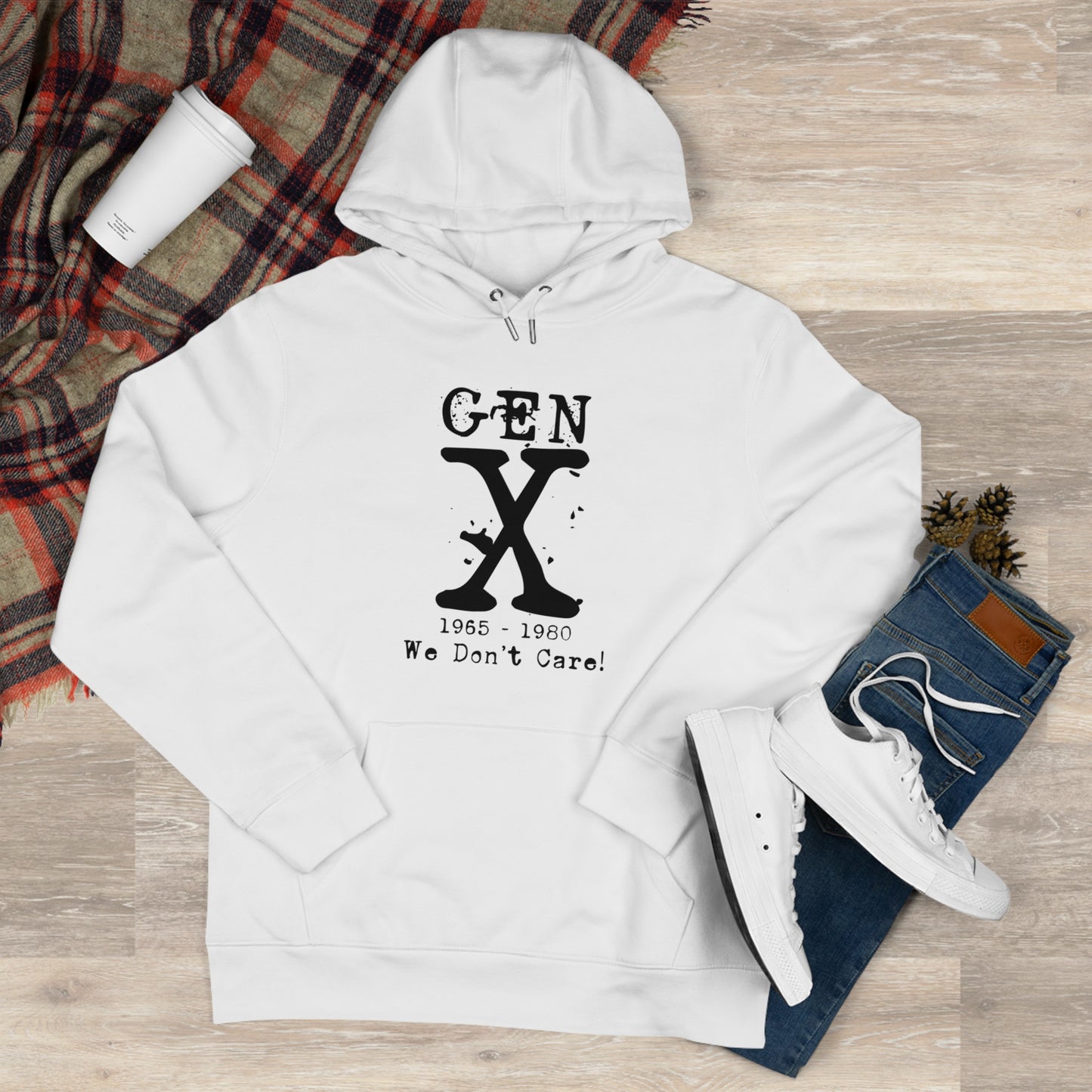 Gen X Hooded Sweatshirt - Retro Style 1965-1980