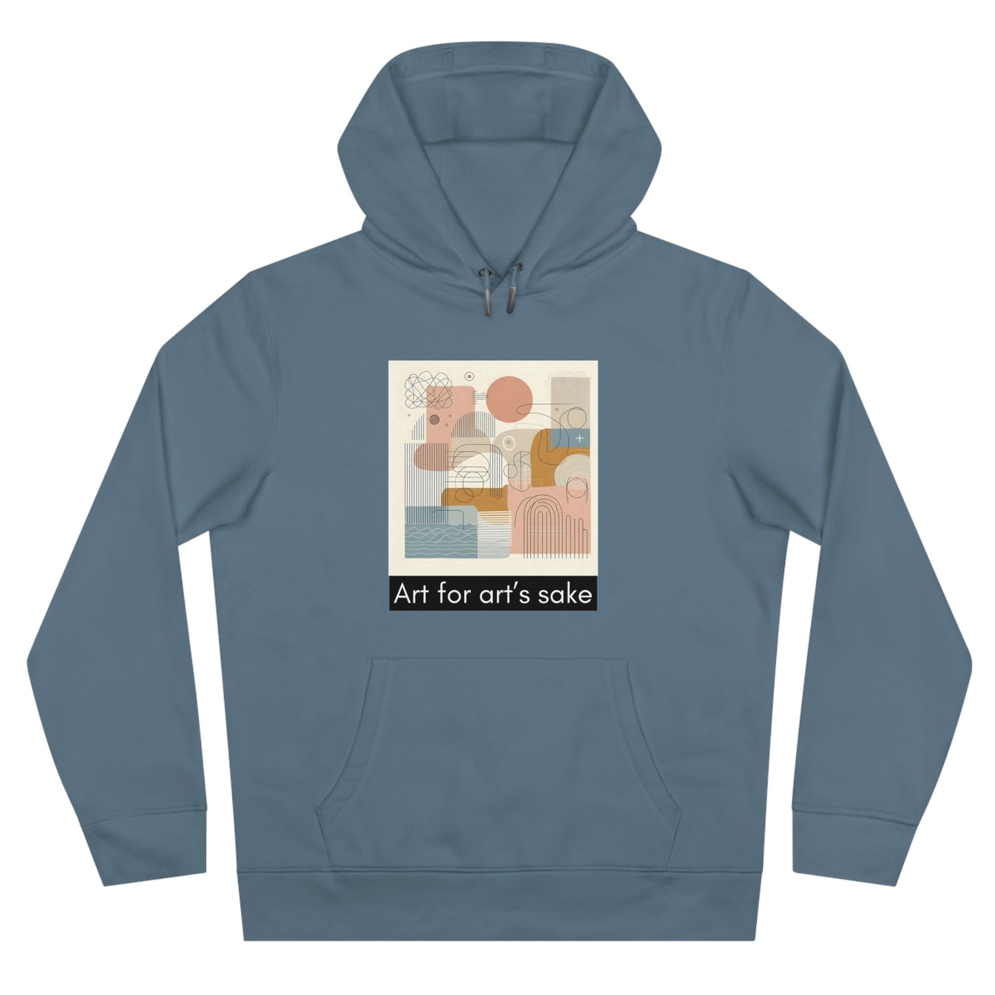 Art for Art's Sake King Hooded Sweatshirt - Cozy Artistic Fashion for Creatives