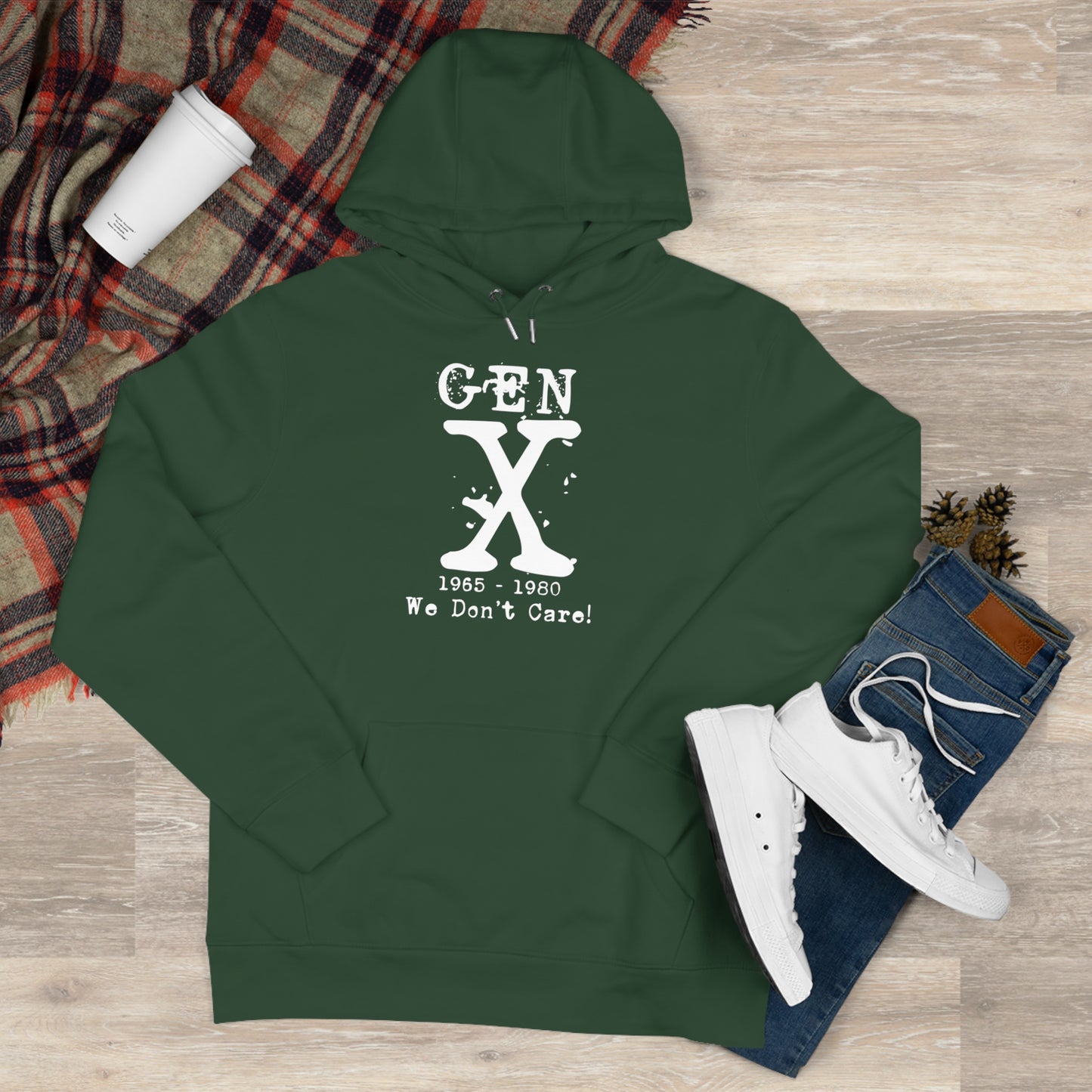 Gen X Hooded Sweatshirt - Retro Style 1965-1980