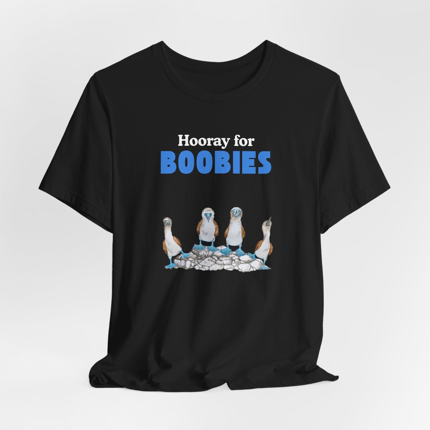 Hooray for Boobies Unisex Jersey Tee - Fun Casual Wear for a Playful Spirit