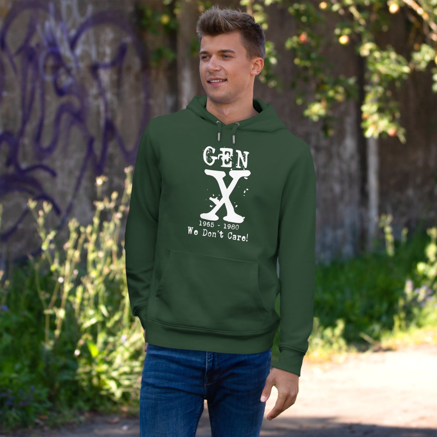 Gen X Hooded Sweatshirt - Retro Style 1965-1980